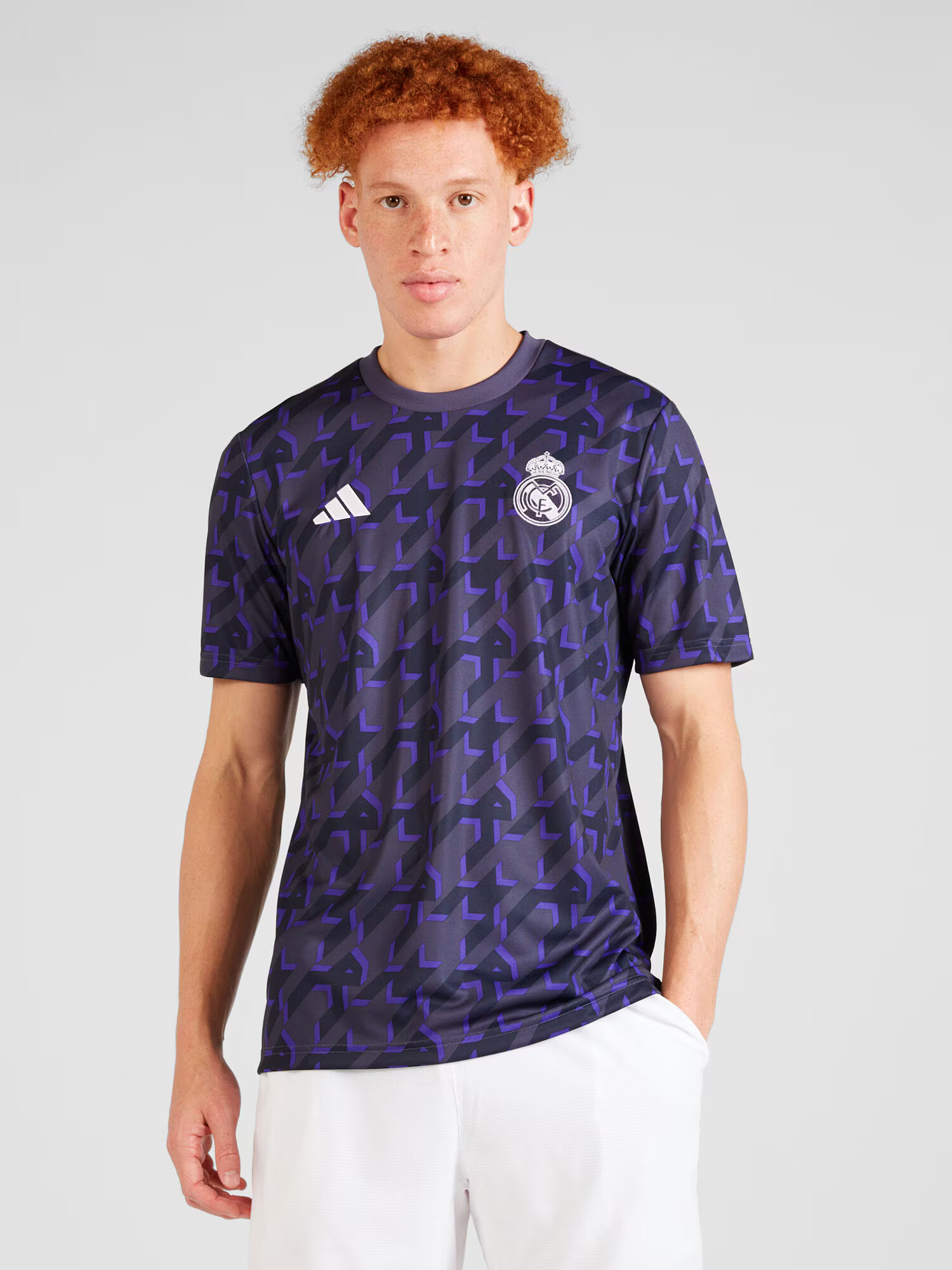 ADIDAS PERFORMANCE Tricot 'Real Madrid Pre-Match' albastru / bleumarin / albastru fumuriu / alb - Pled.ro