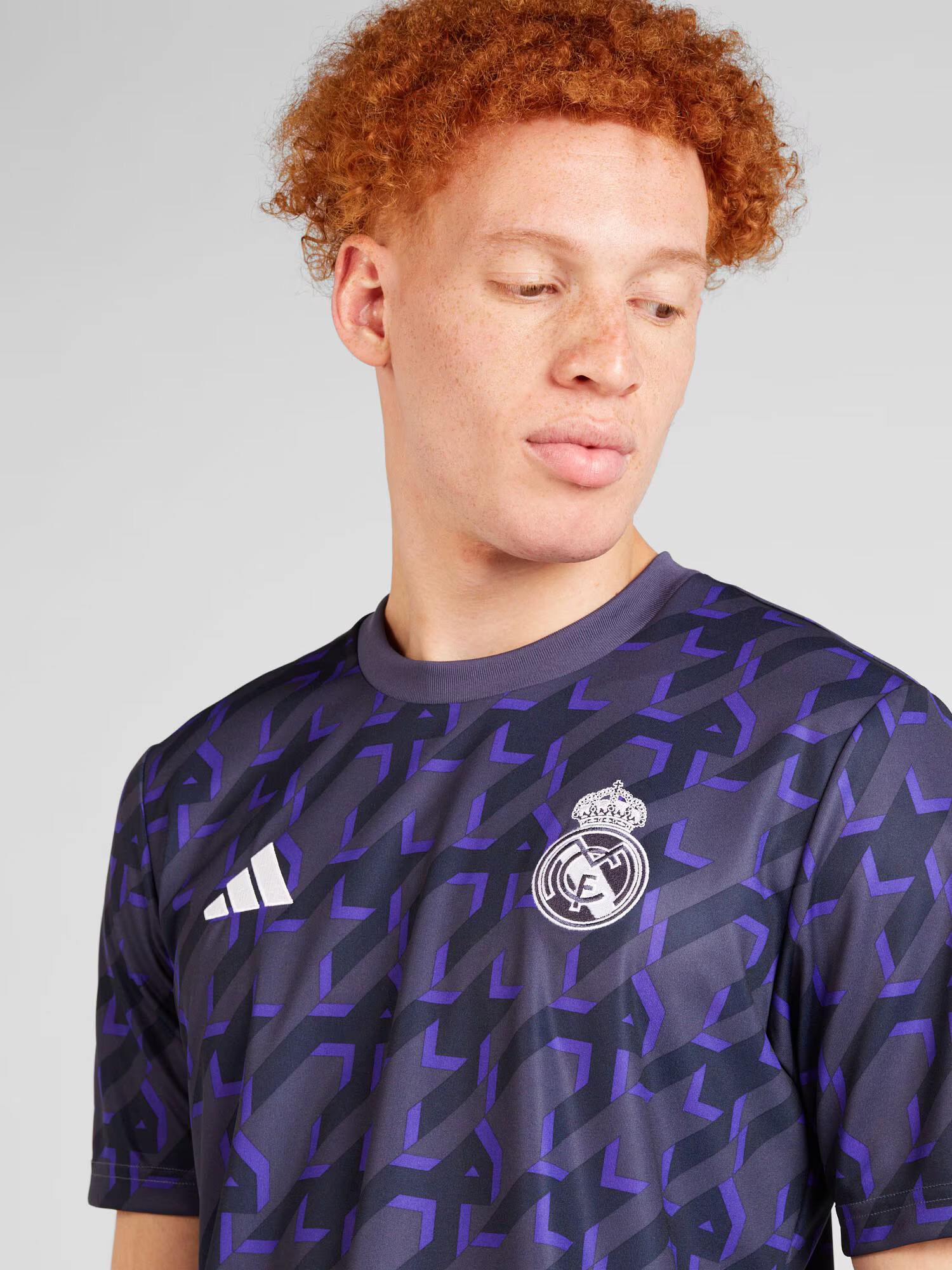 ADIDAS PERFORMANCE Tricot 'Real Madrid Pre-Match' albastru / bleumarin / albastru fumuriu / alb - Pled.ro