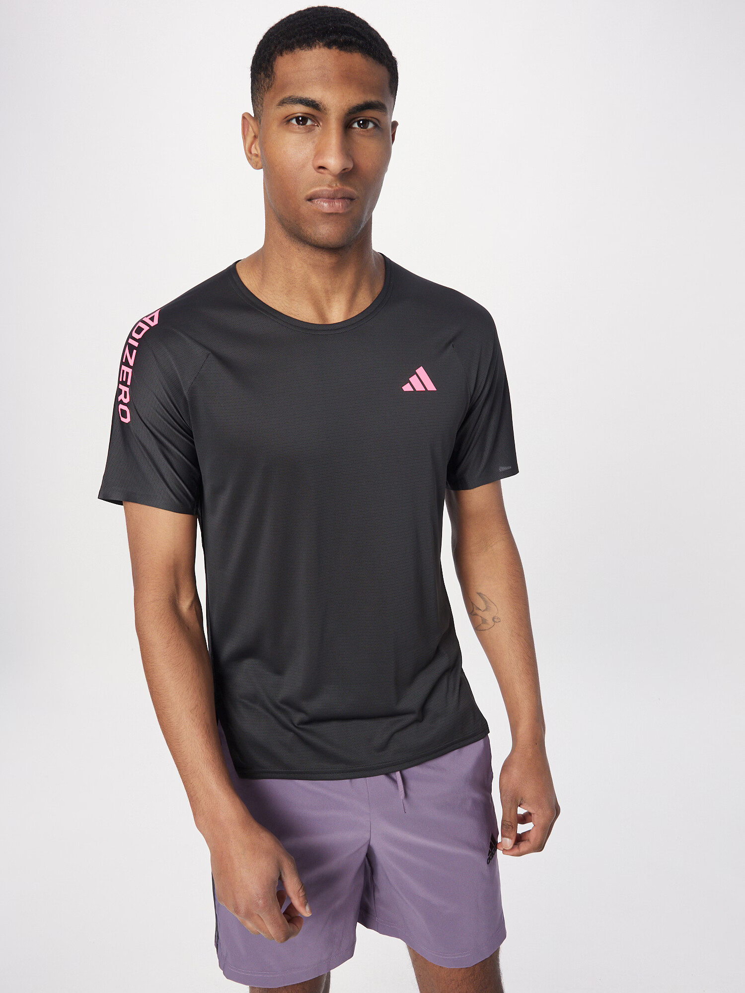 ADIDAS PERFORMANCE Tricou funcțional 'Adizero ' roz / negru - Pled.ro