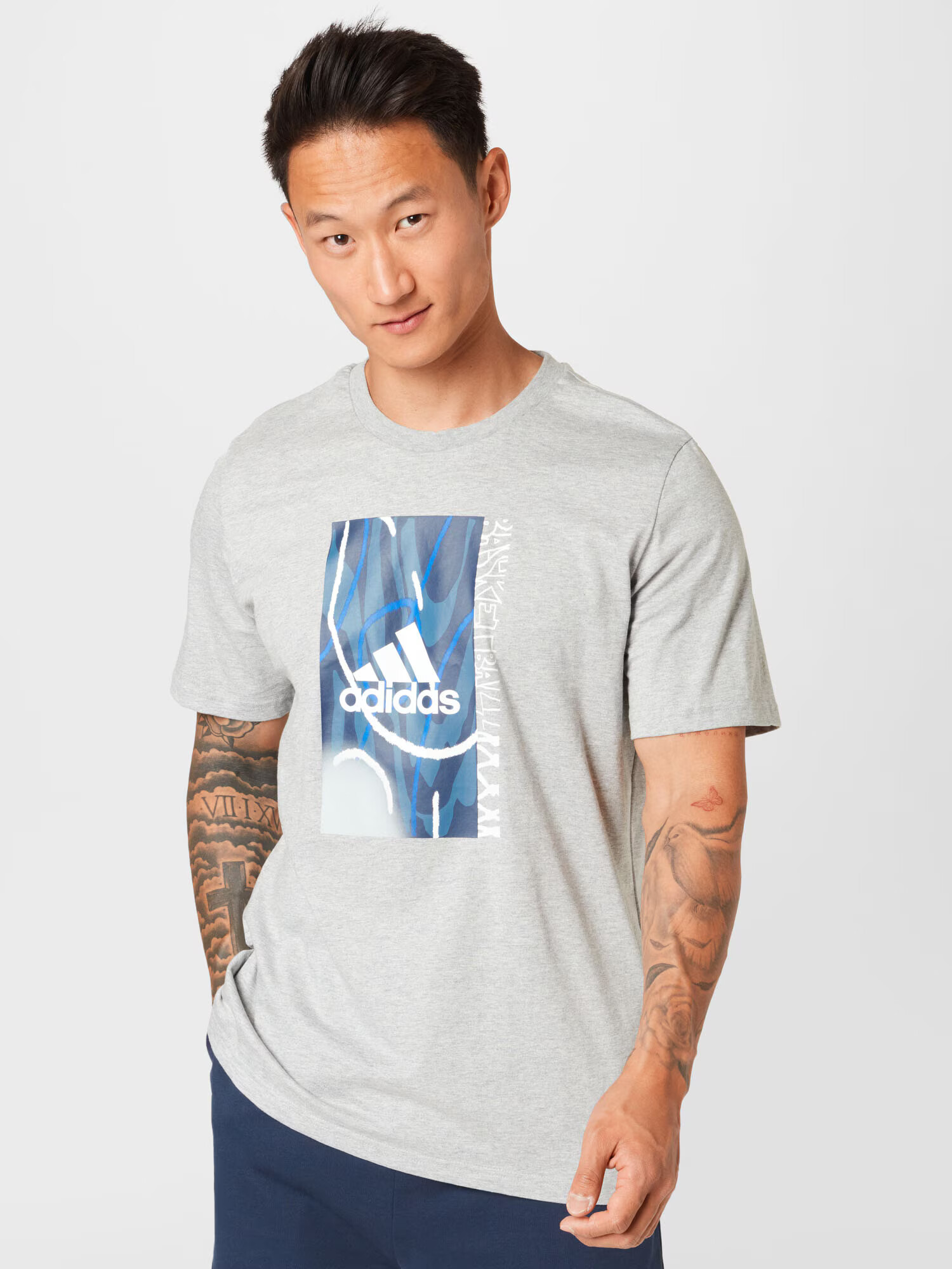 ADIDAS SPORTSWEAR Tricou funcțional albastru / gri / alb - Pled.ro