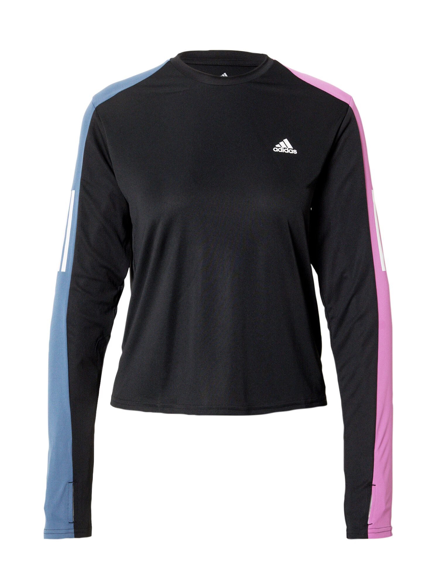 ADIDAS SPORTSWEAR Tricou funcțional 'Own The Run Colorblock ' albastru marin / mov orhidee / negru / alb - Pled.ro