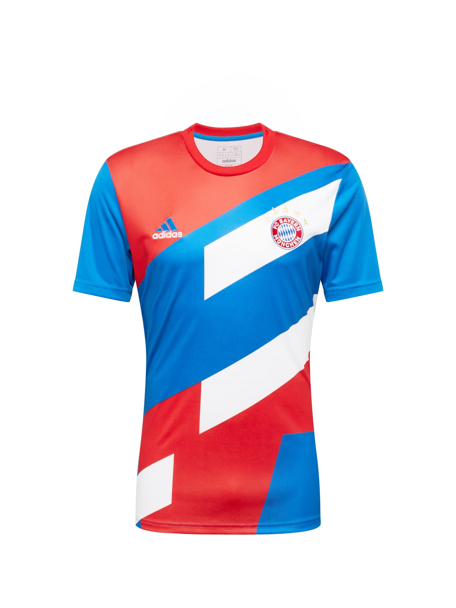 ADIDAS SPORTSWEAR Tricou funcțional azuriu / roșu deschis / alb - Pled.ro