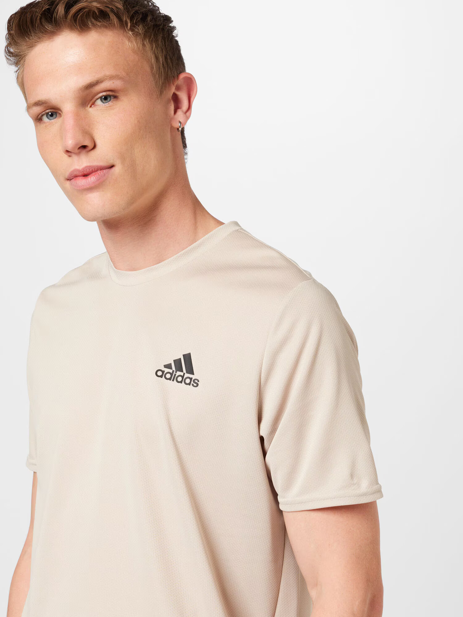 ADIDAS SPORTSWEAR Tricou funcțional 'Designed For Movement' bej / negru - Pled.ro