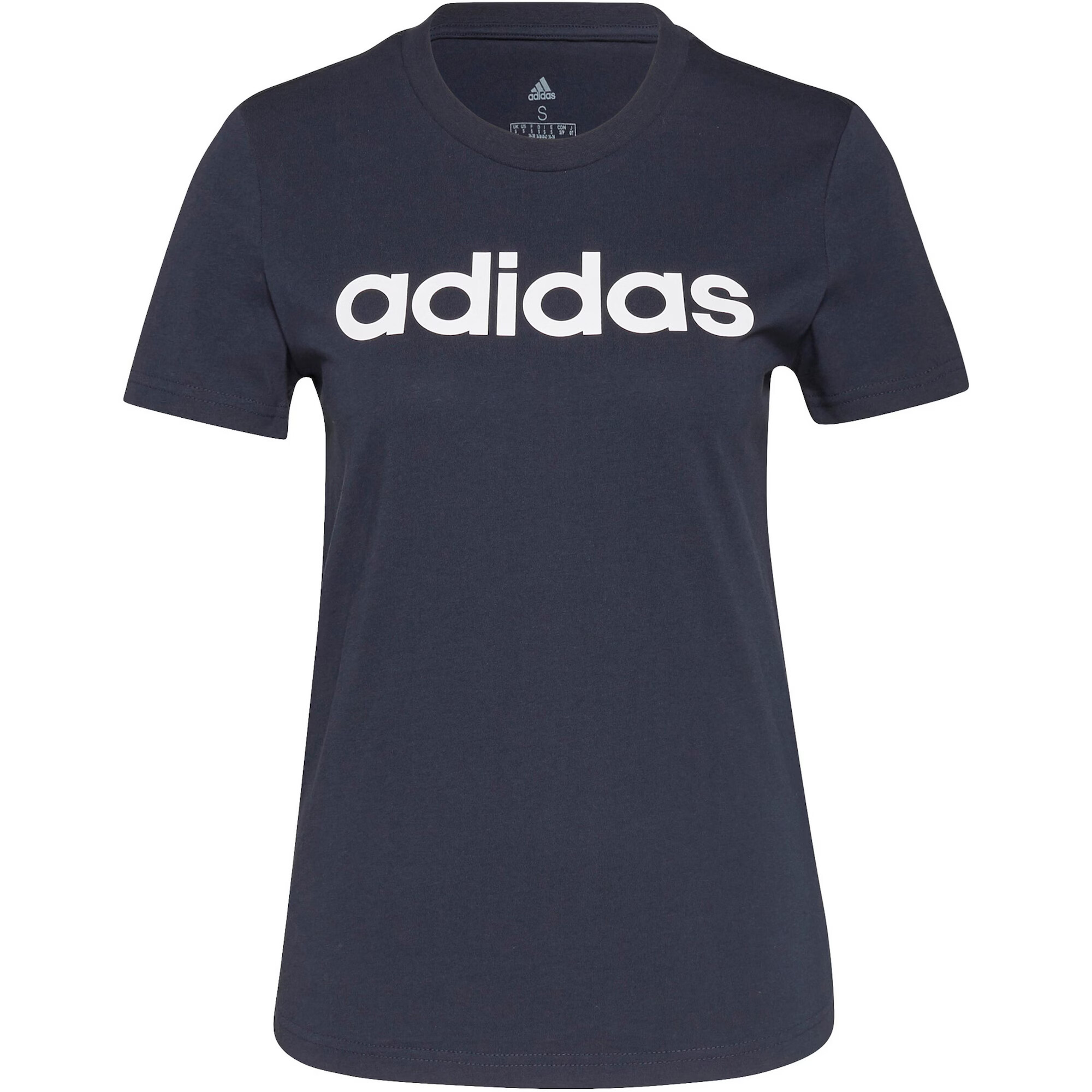 ADIDAS SPORTSWEAR Tricou funcțional 'Essentials Logo' bleumarin / alb - Pled.ro