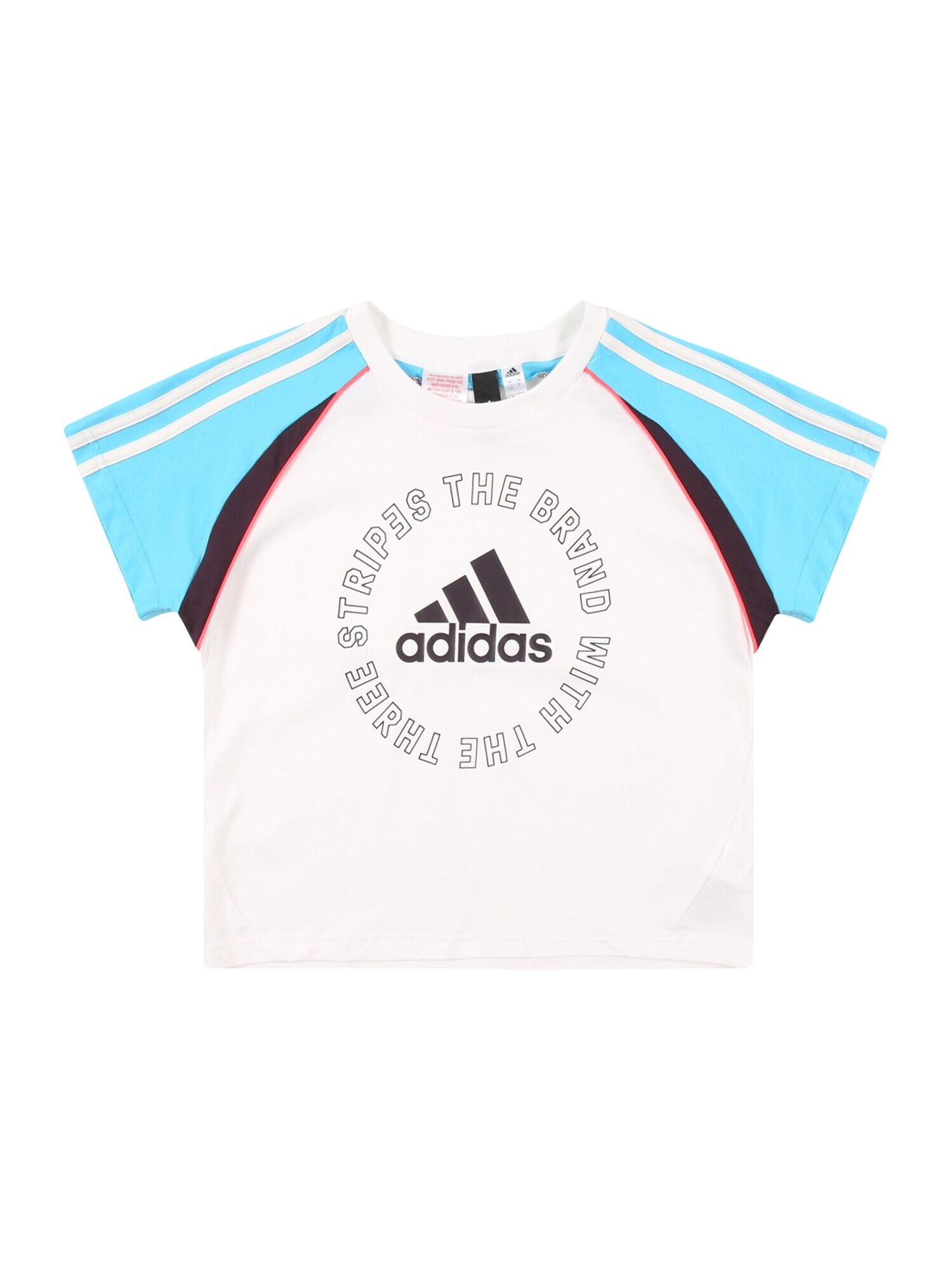 ADIDAS PERFORMANCE Tricou funcțional 'Bold' albastru deschis / mov prună / corai / alb - Pled.ro