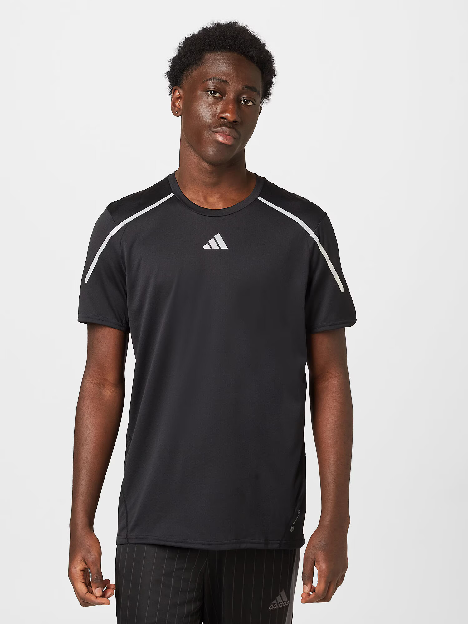 ADIDAS PERFORMANCE Tricou funcțional 'CONFIDENT' negru / alb - Pled.ro