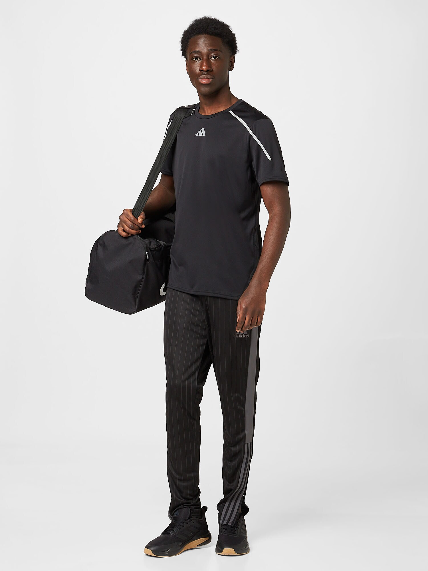 ADIDAS PERFORMANCE Tricou funcțional 'CONFIDENT' negru / alb - Pled.ro