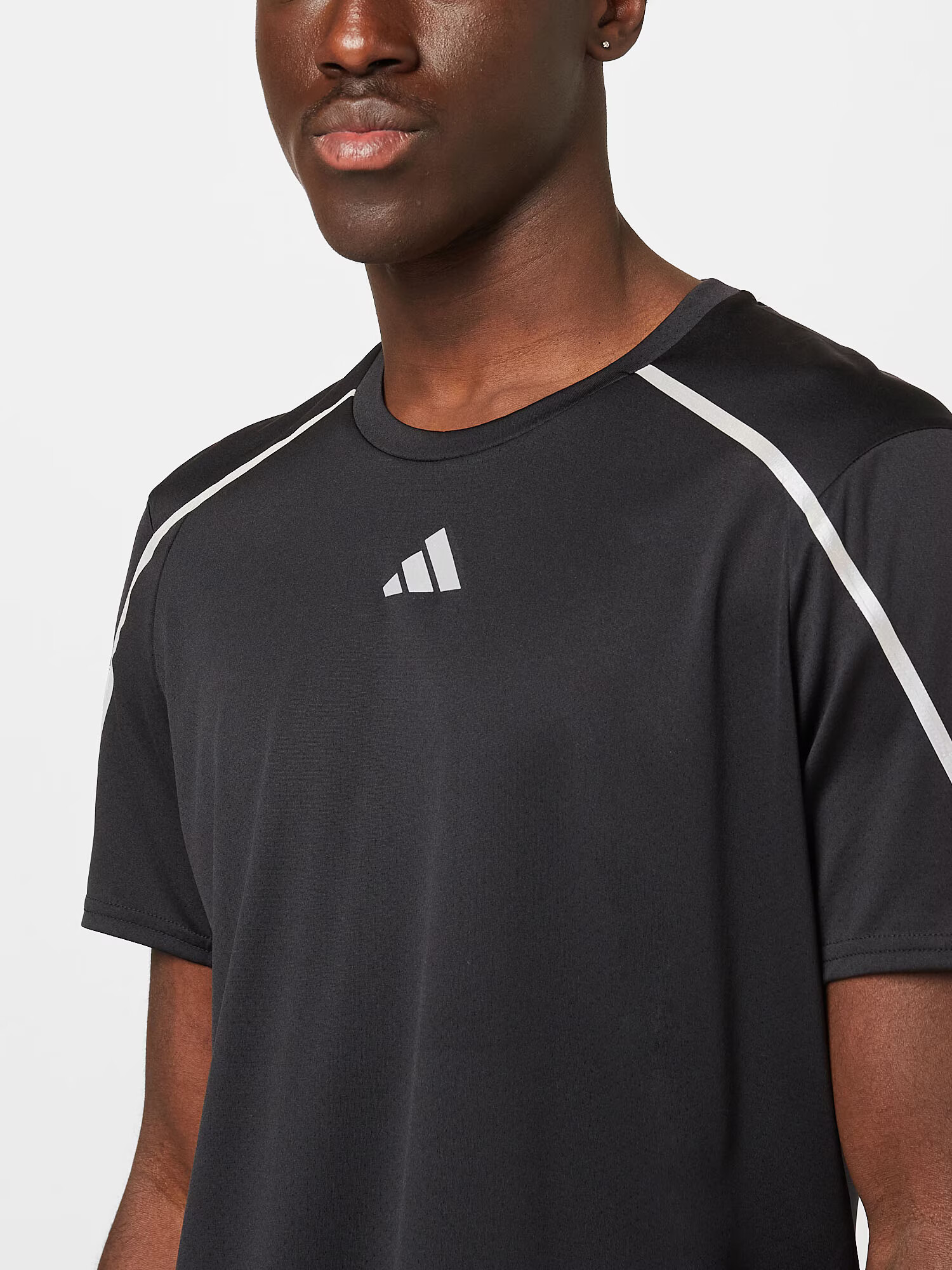 ADIDAS PERFORMANCE Tricou funcțional 'CONFIDENT' negru / alb - Pled.ro