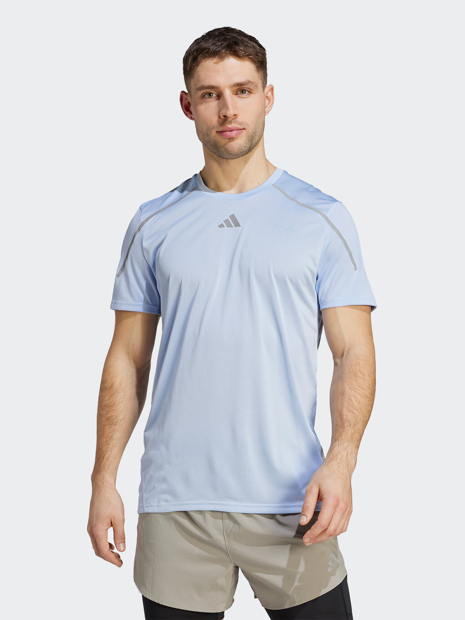 ADIDAS PERFORMANCE Tricou funcțional 'Confident Engineered' azur / gri argintiu - Pled.ro