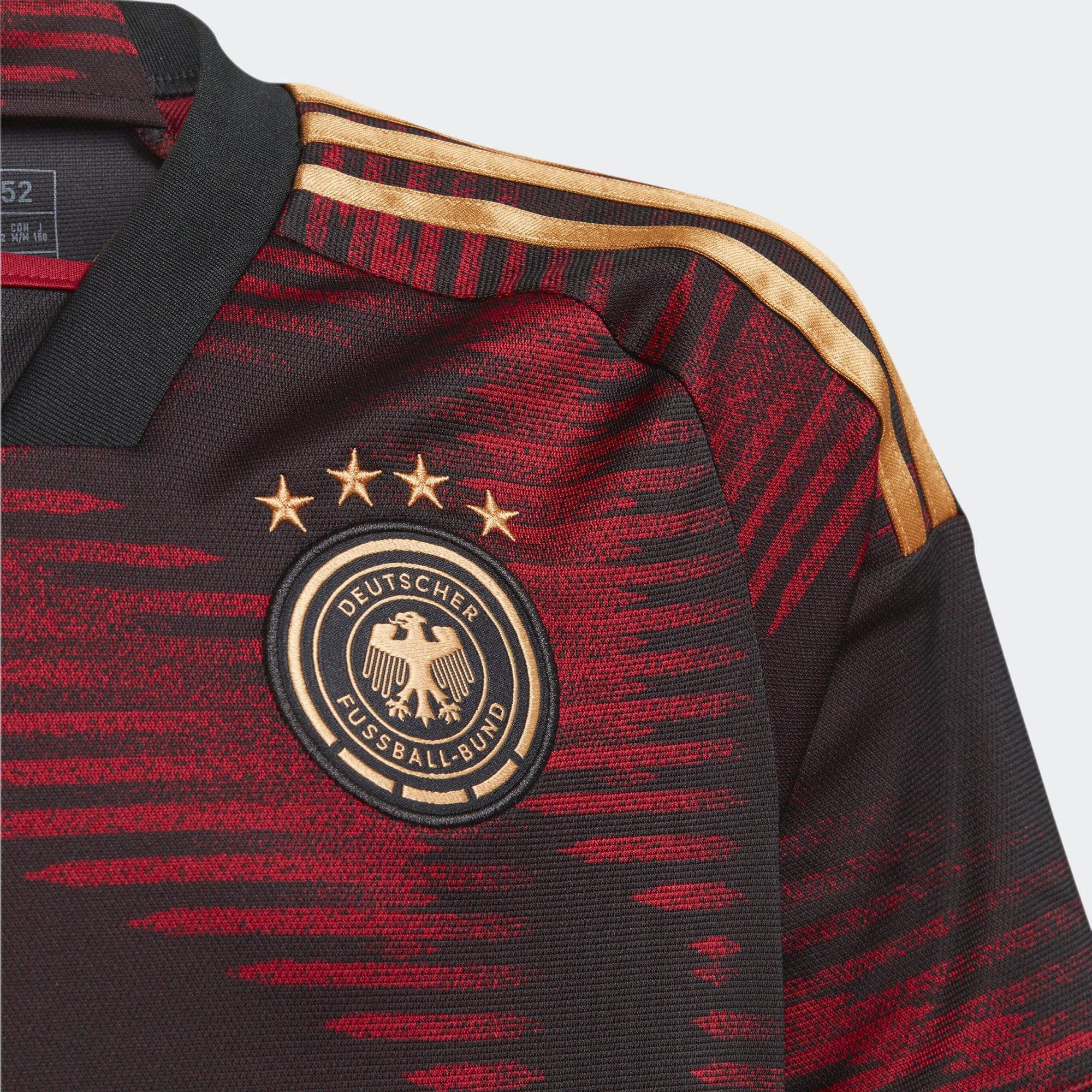 ADIDAS PERFORMANCE Tricou funcțional 'Germany 22 Away' galben muștar / roşu închis / negru - Pled.ro