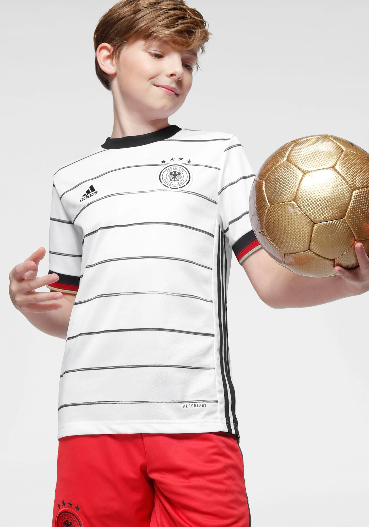 ADIDAS PERFORMANCE Tricou funcțional 'EM 2020 DFB' galben / roşu închis / negru / alb - Pled.ro