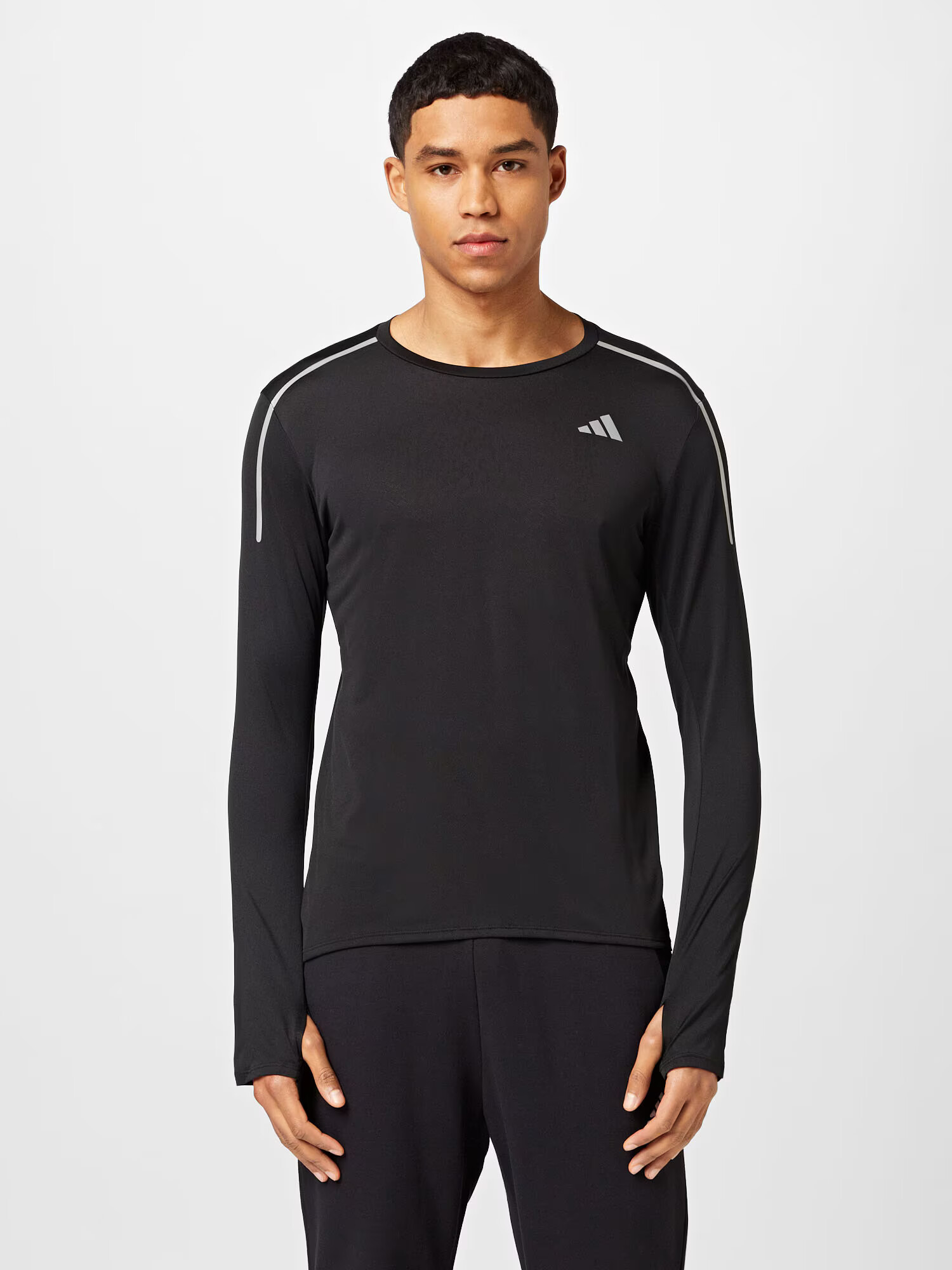 ADIDAS PERFORMANCE Tricou funcțional 'FAST' gri argintiu / negru - Pled.ro