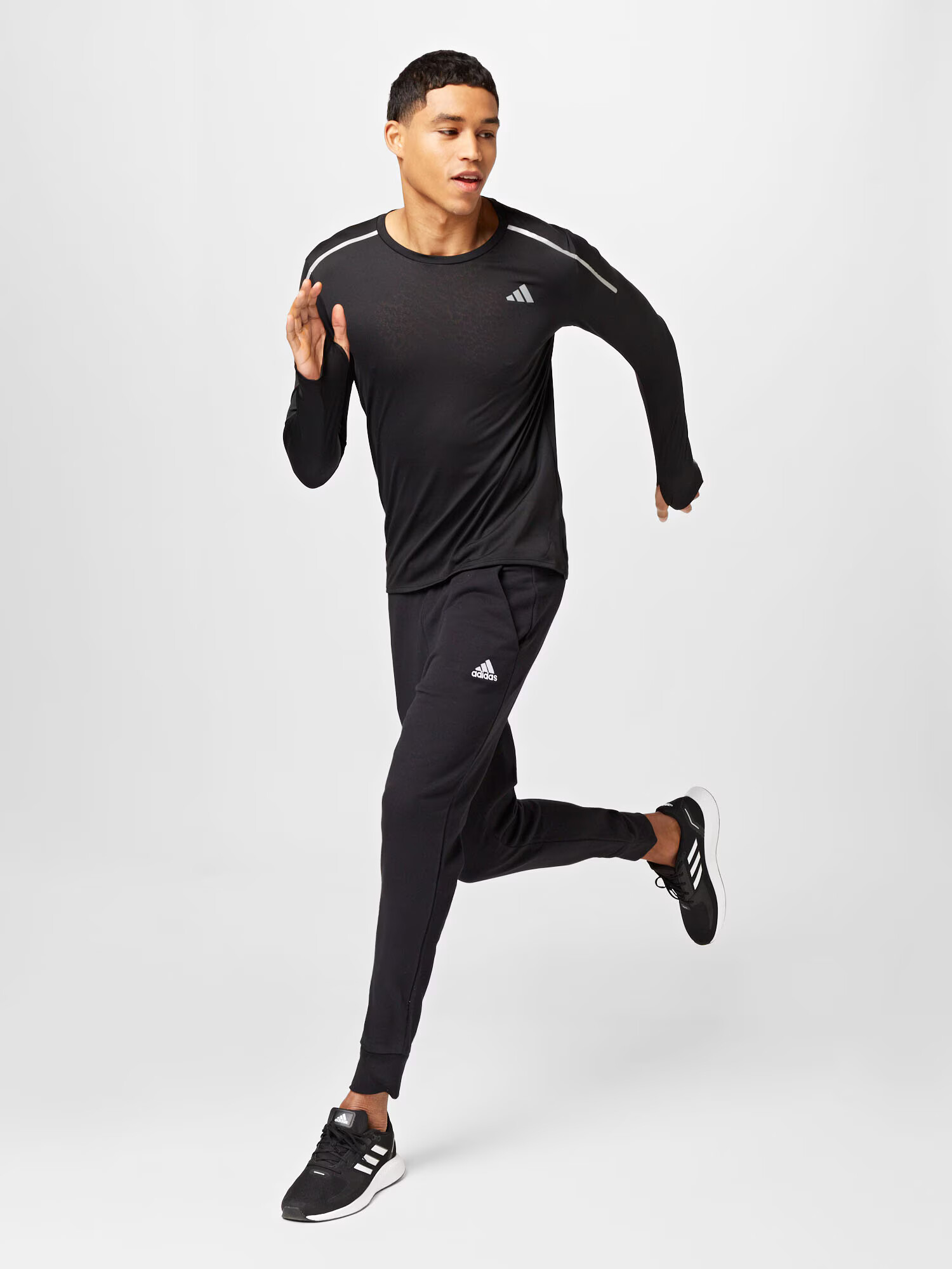 ADIDAS PERFORMANCE Tricou funcțional 'FAST' gri argintiu / negru - Pled.ro