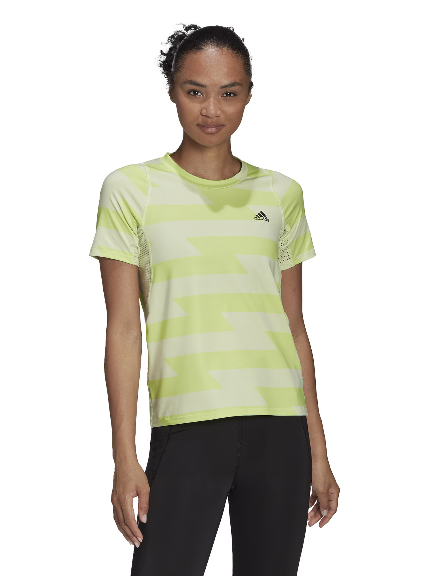 ADIDAS SPORTSWEAR Tricou funcțional 'Fast' verde limetă / verde pastel / negru - Pled.ro