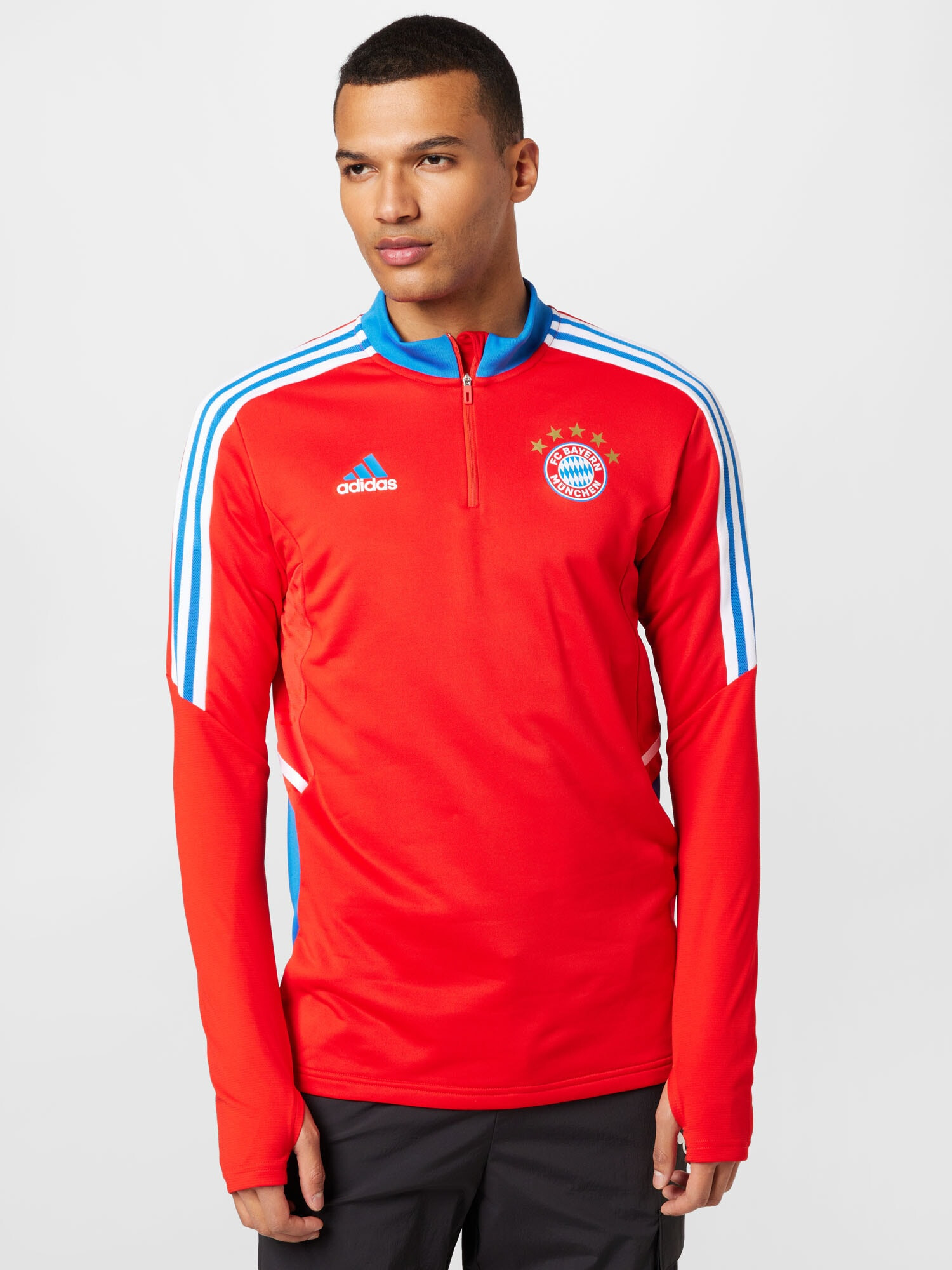 ADIDAS SPORTSWEAR Tricou funcțional 'FC Bayern München Condivo 22' albastru deschis / galben / roșu / alb - Pled.ro