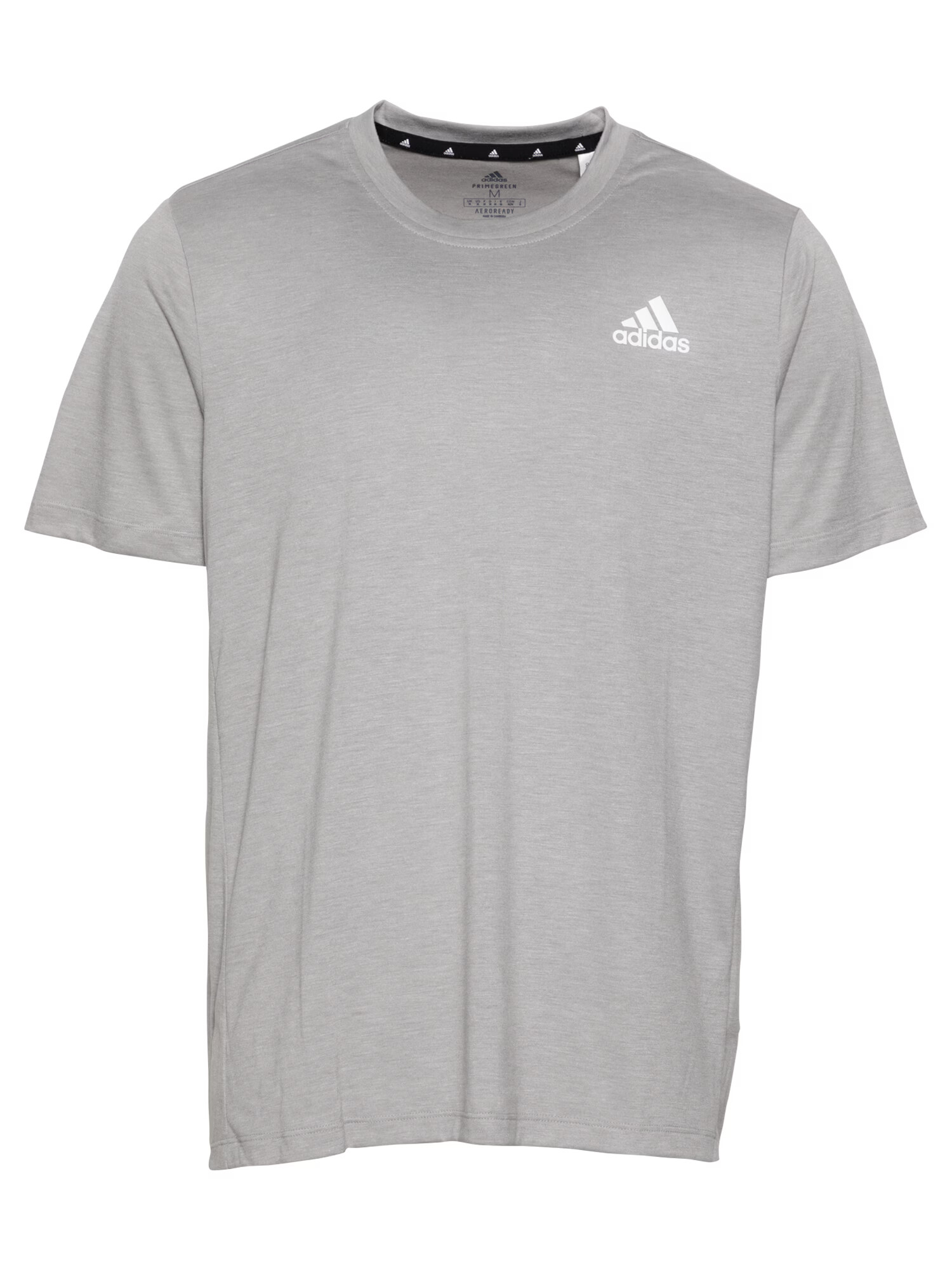 ADIDAS SPORTSWEAR Tricou funcțional 'Aeroready Designed To Move Heathered' gri amestecat / alb - Pled.ro