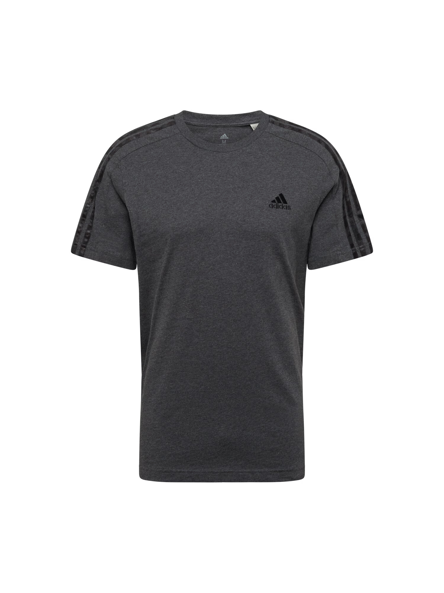 ADIDAS SPORTSWEAR Tricou funcțional 'Essentials 3-Stripes' gri amestecat / negru - Pled.ro