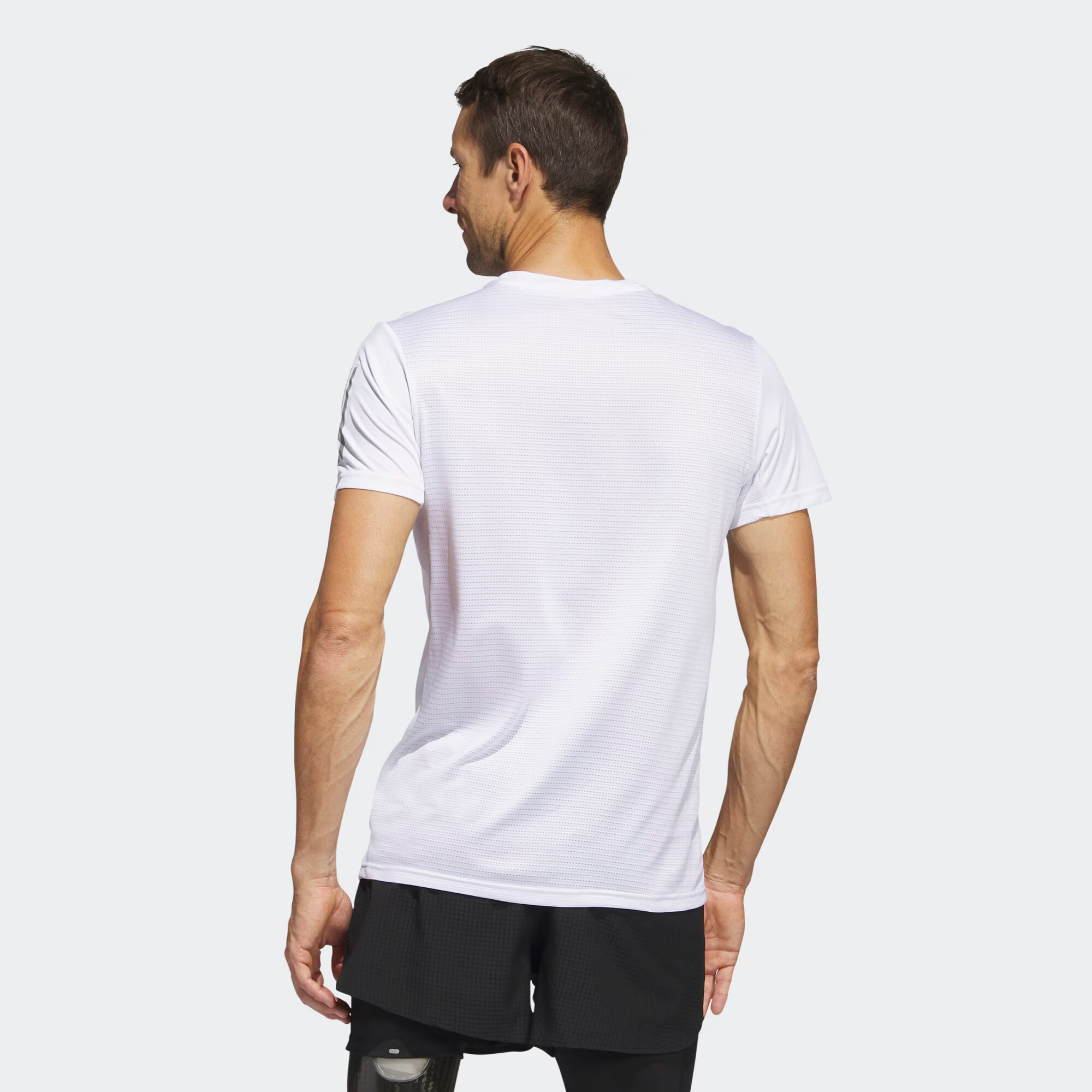 ADIDAS PERFORMANCE Tricou funcțional 'Global ' gri argintiu / alb - Pled.ro