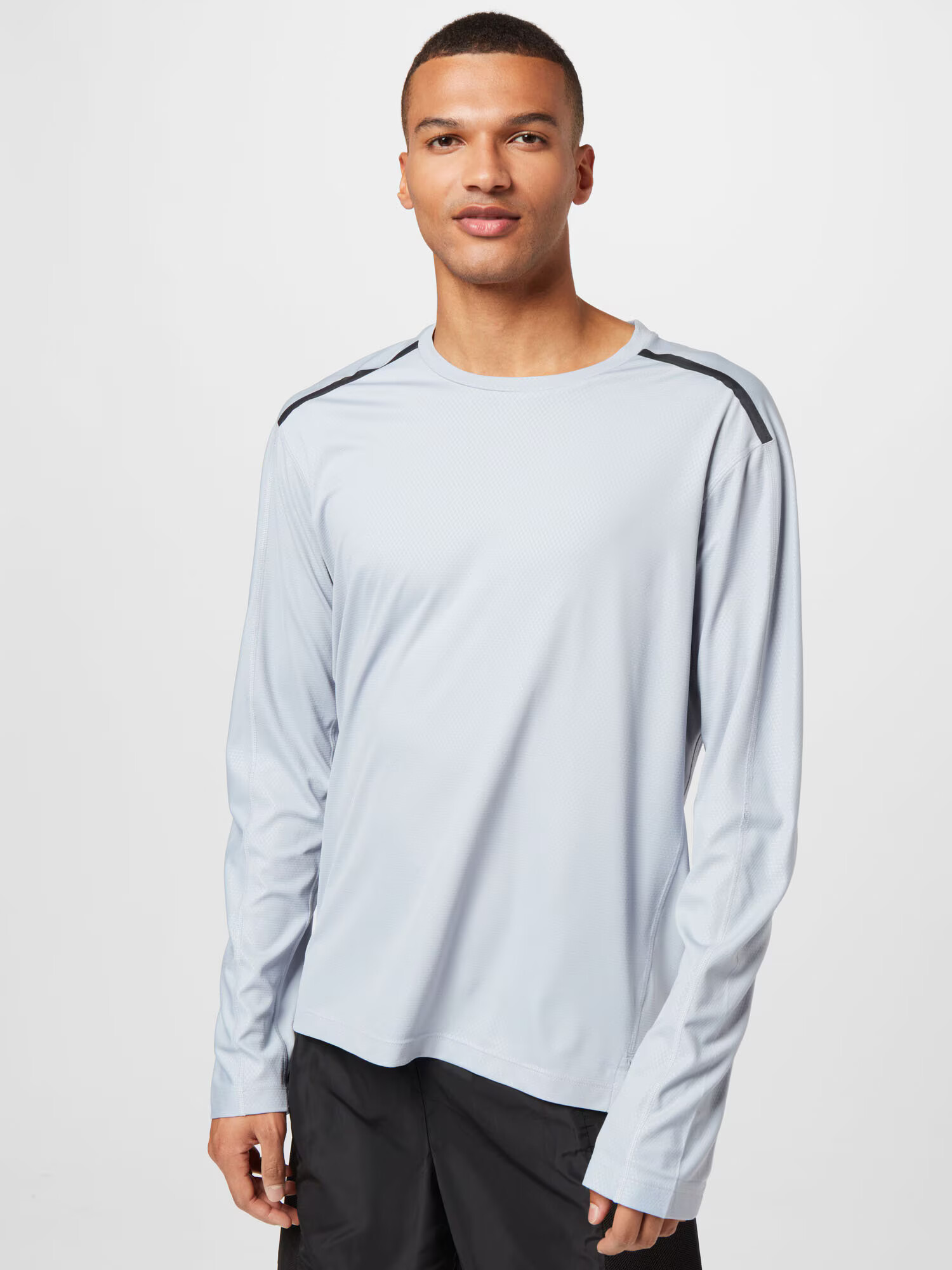 ADIDAS SPORTSWEAR Tricou funcțional 'Workout Pu-Coated' gri deschis / negru - Pled.ro