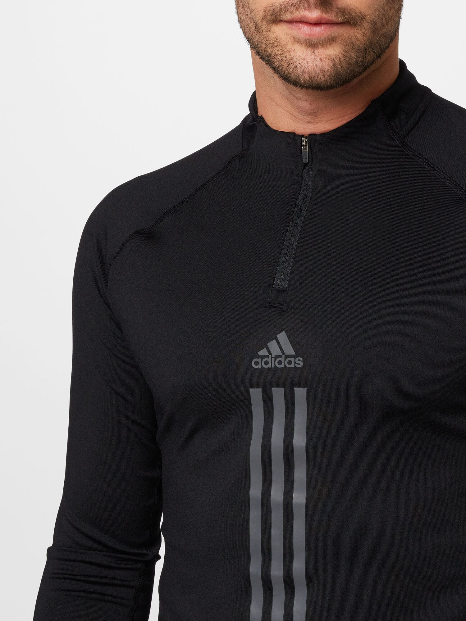 ADIDAS SPORTSWEAR Tricou funcțional 'Alphastrength ' gri închis / negru - Pled.ro