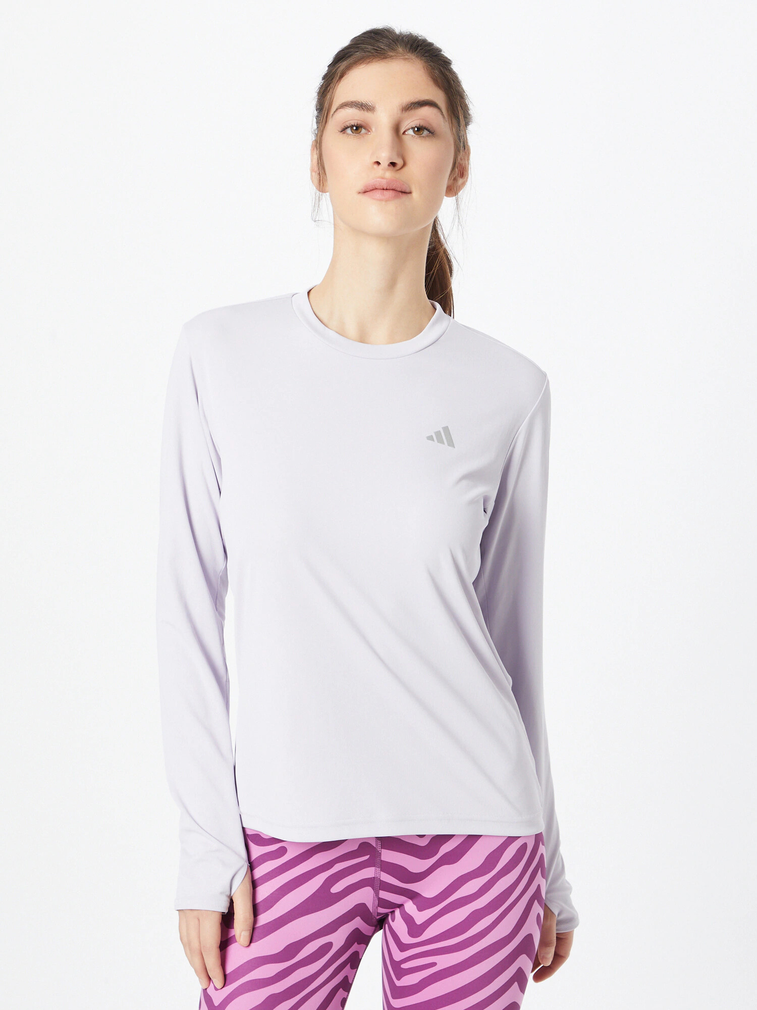 ADIDAS PERFORMANCE Tricou funcțional 'Run It' gri / lila - Pled.ro