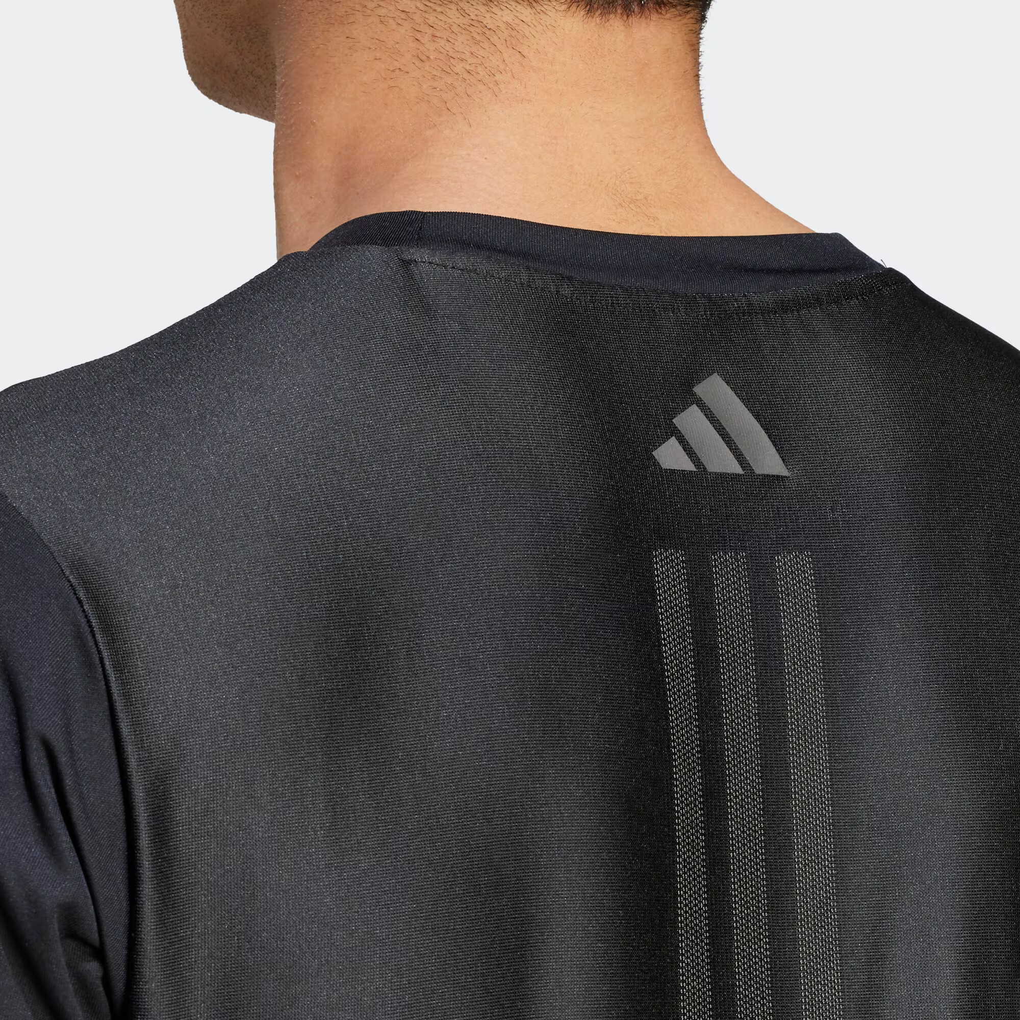 ADIDAS PERFORMANCE Tricou funcțional 'Hiit Workout 3-Stripes' gri / negru - Pled.ro