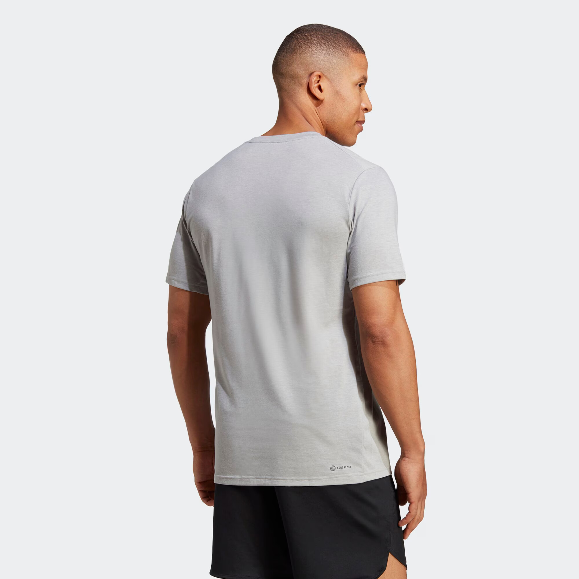 ADIDAS PERFORMANCE Tricou funcțional 'Train Essentials Feelready' gri / negru - Pled.ro