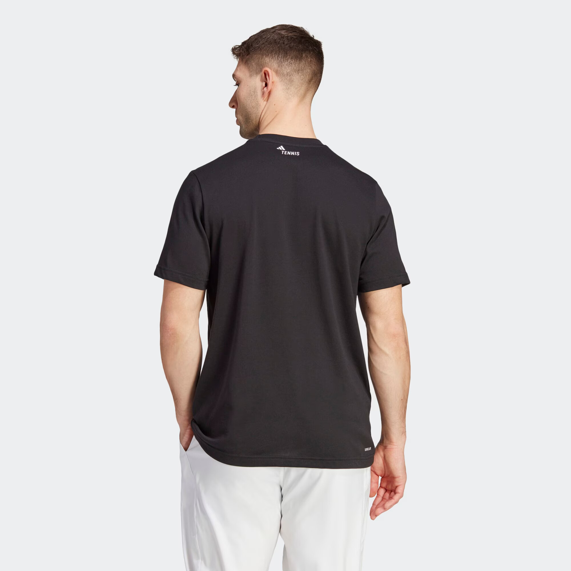 ADIDAS PERFORMANCE Tricou funcțional 'Aeroready Graphic' gri / negru - Pled.ro