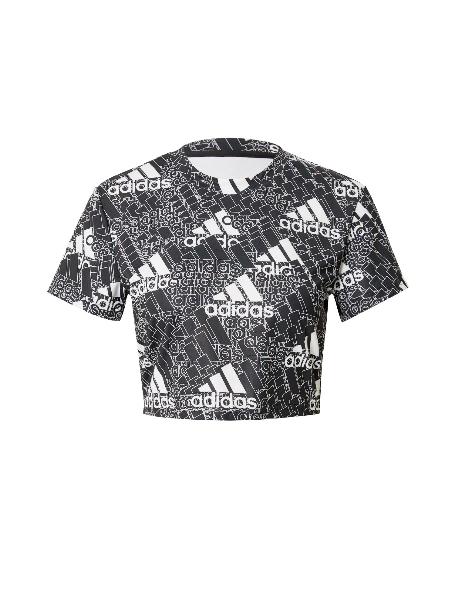 ADIDAS SPORTSWEAR Tricou funcțional gri / negru / alb - Pled.ro