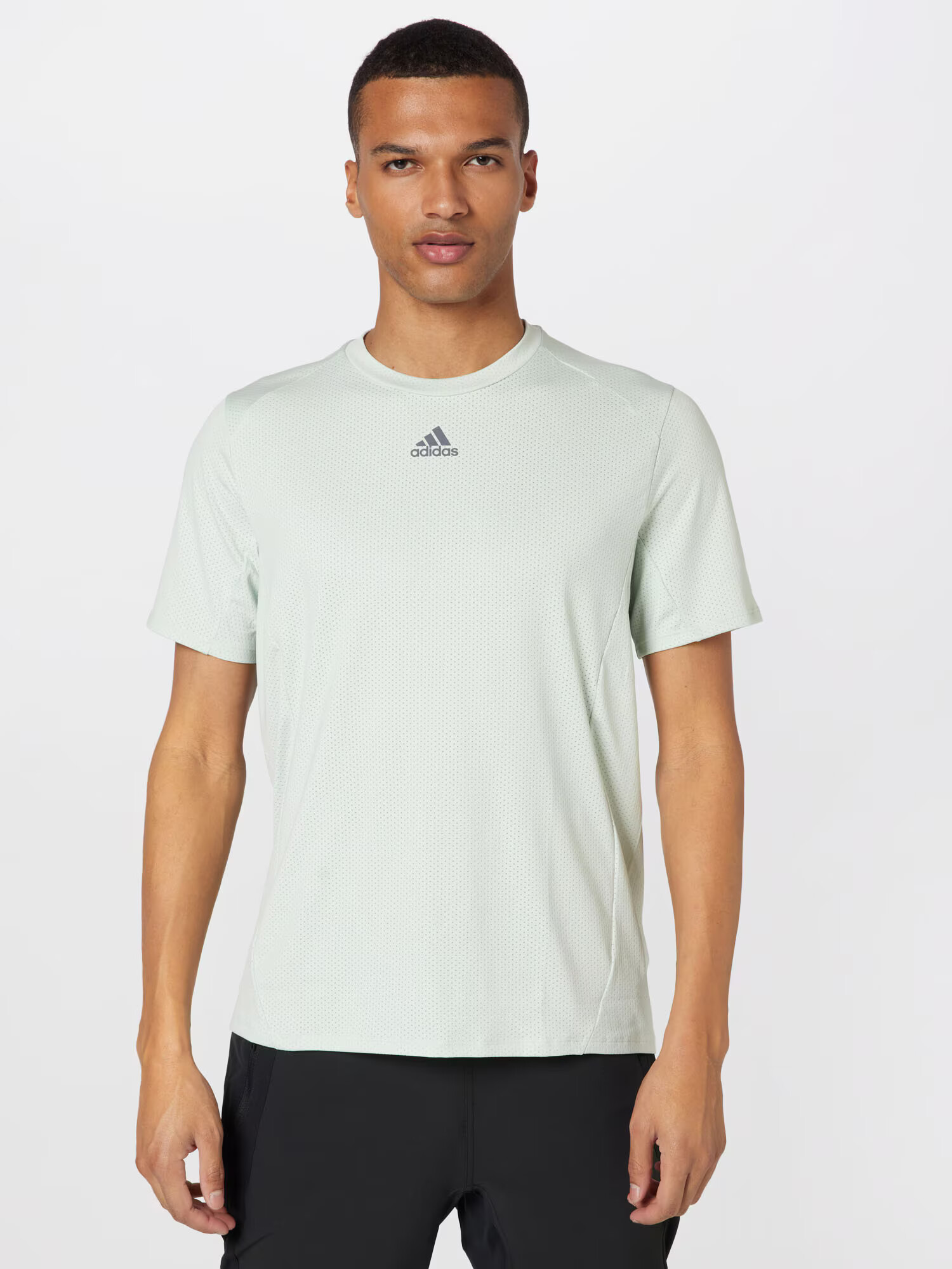 ADIDAS SPORTSWEAR Tricou funcțional 'Hiit' gri metalic / verde pastel - Pled.ro