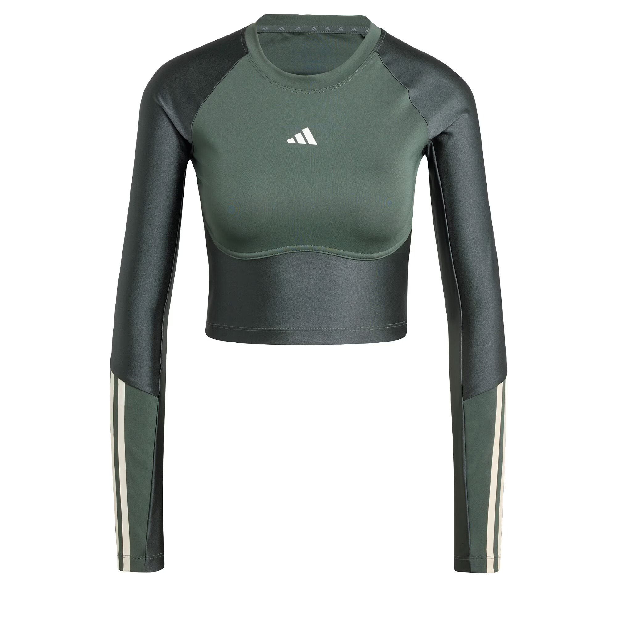 ADIDAS PERFORMANCE Tricou funcțional 'Hyperglam' verde pin / verde închis / alb - Pled.ro