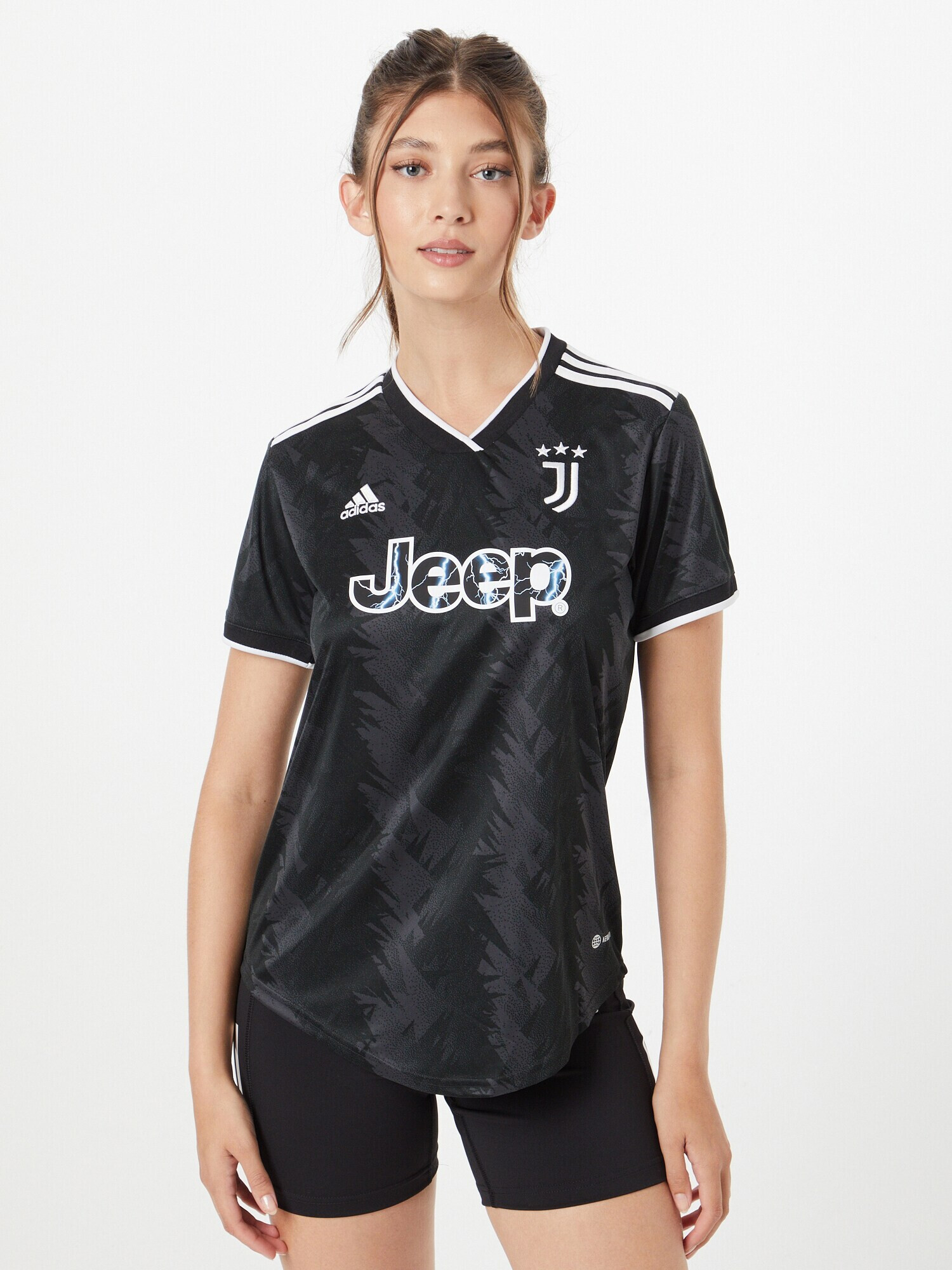 ADIDAS PERFORMANCE Tricou funcțional 'Juve' negru / alb - Pled.ro