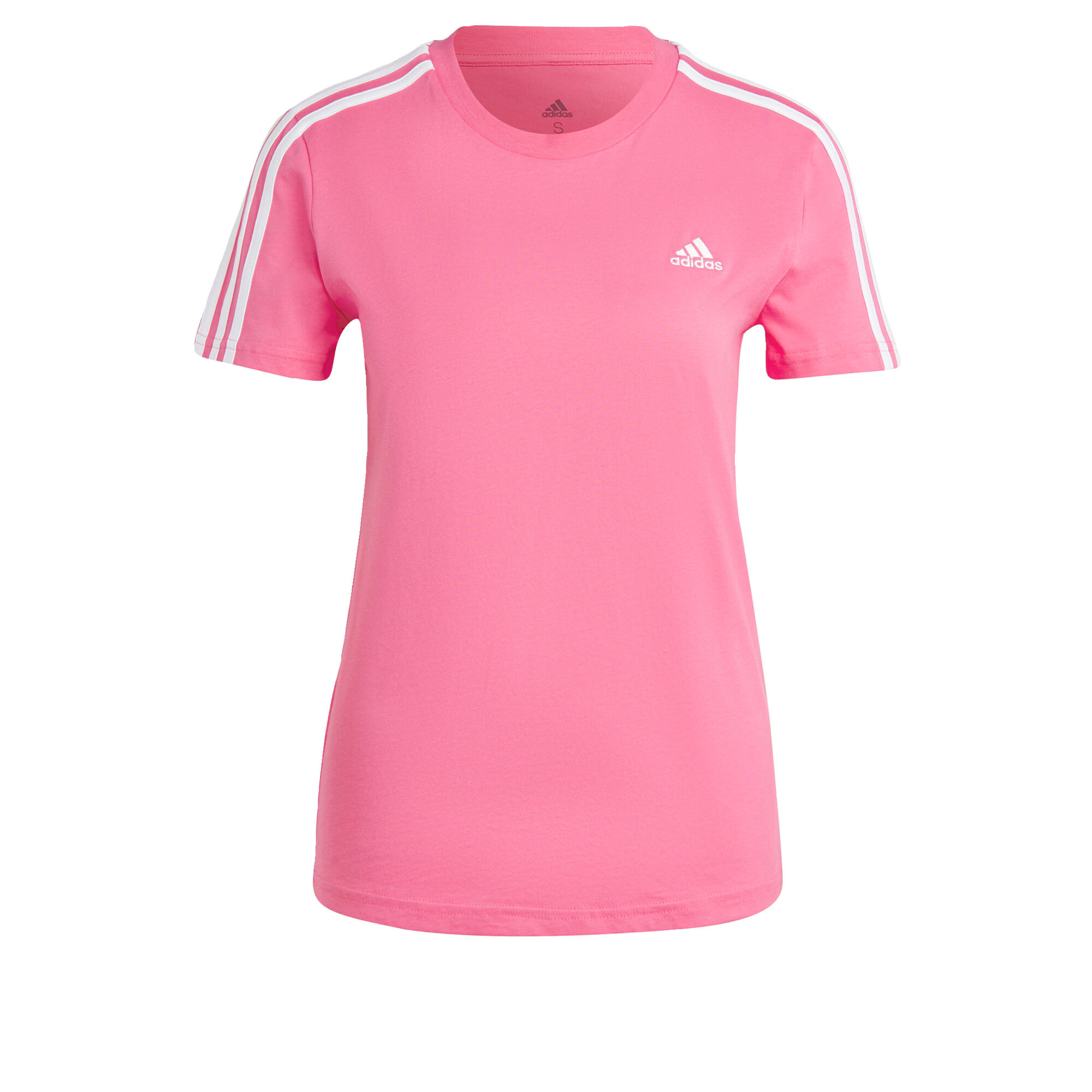 ADIDAS SPORTSWEAR Tricou funcțional 'Essentials 3-Stripes' magenta / alb - Pled.ro