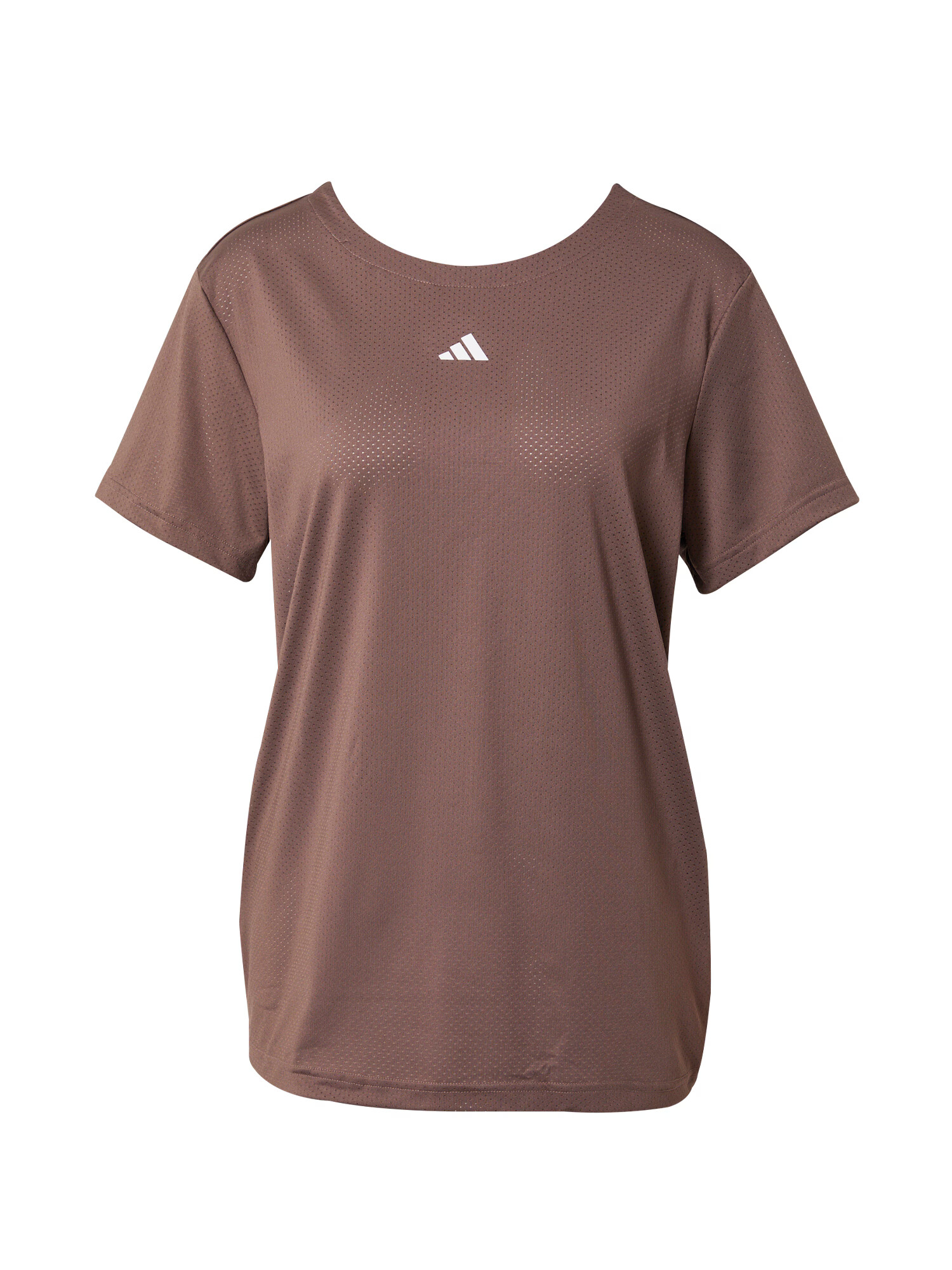 ADIDAS PERFORMANCE Tricou funcțional 'Loose' maro ruginiu / alb - Pled.ro