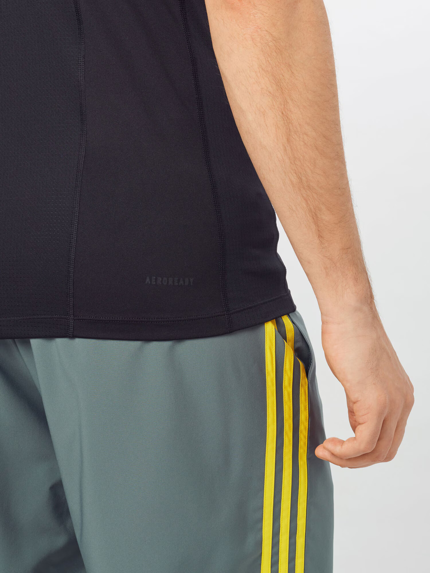 ADIDAS SPORTSWEAR Tricou funcțional negru / alb - Pled.ro