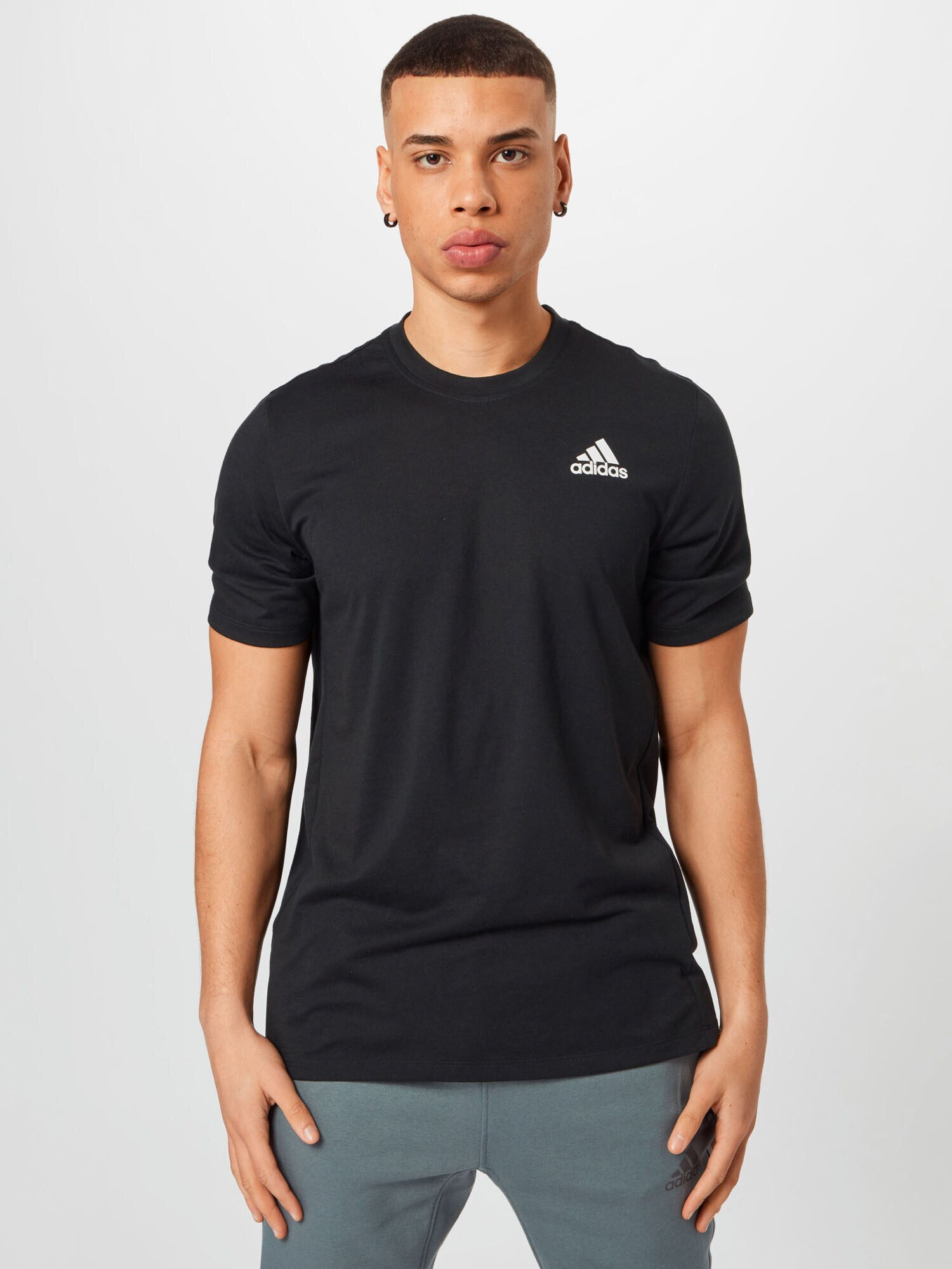 ADIDAS SPORTSWEAR Tricou funcțional negru / alb - Pled.ro