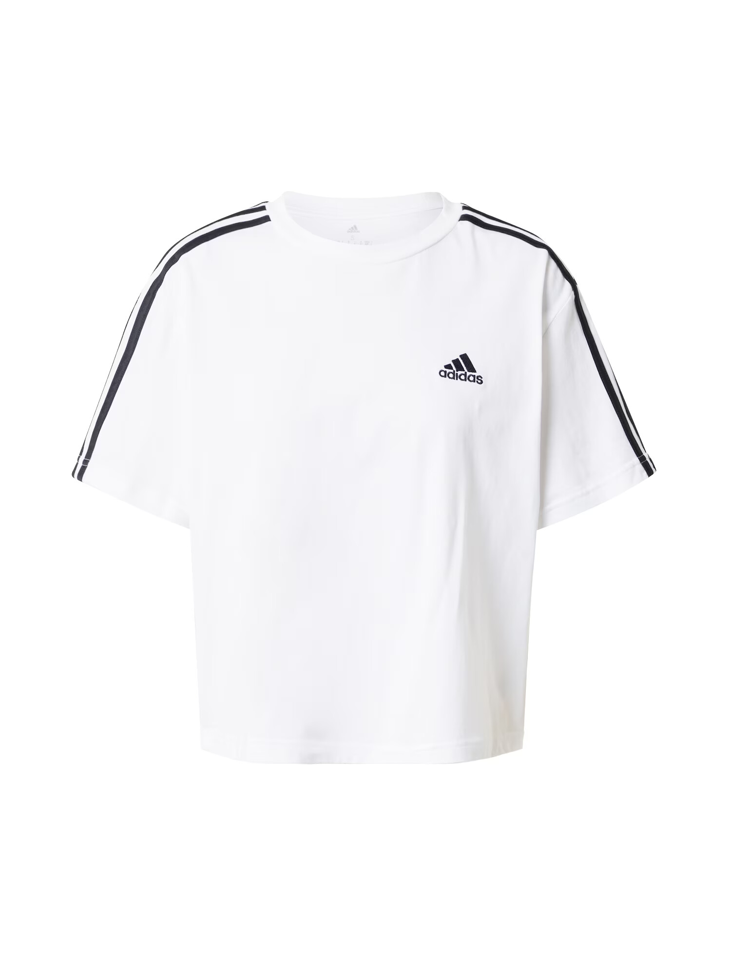 ADIDAS SPORTSWEAR Tricou funcțional 'Essentials 3-Stripes ' negru / alb - Pled.ro