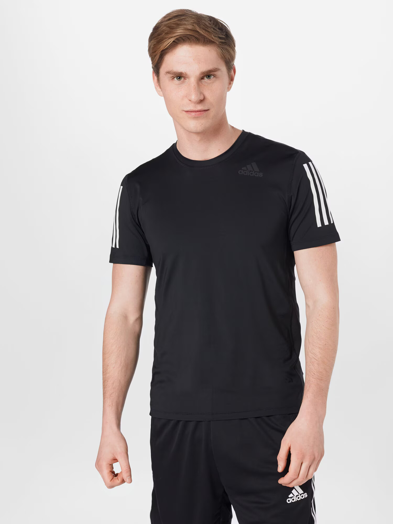 ADIDAS SPORTSWEAR Tricou funcțional negru / alb - Pled.ro