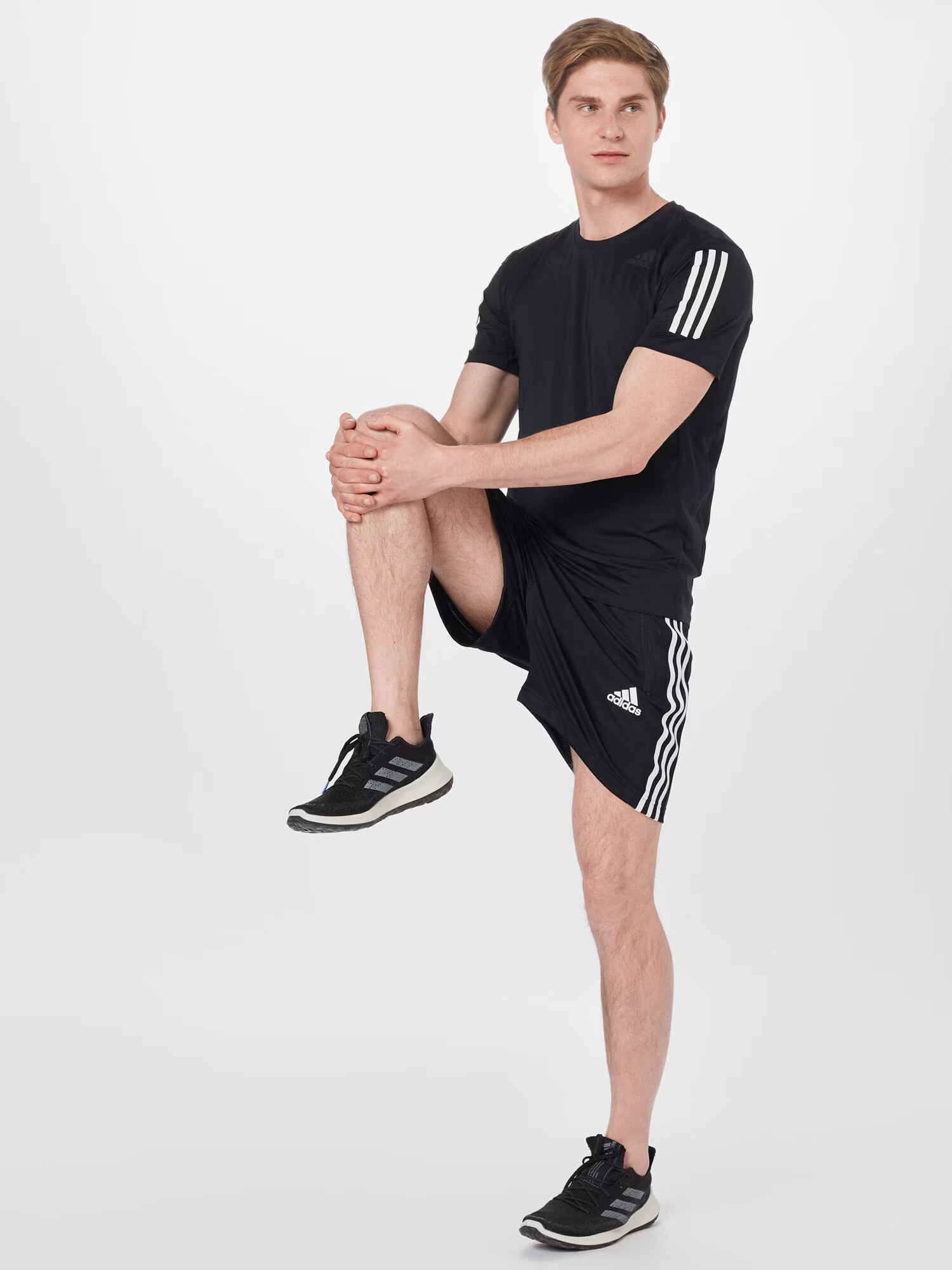 ADIDAS SPORTSWEAR Tricou funcțional negru / alb - Pled.ro