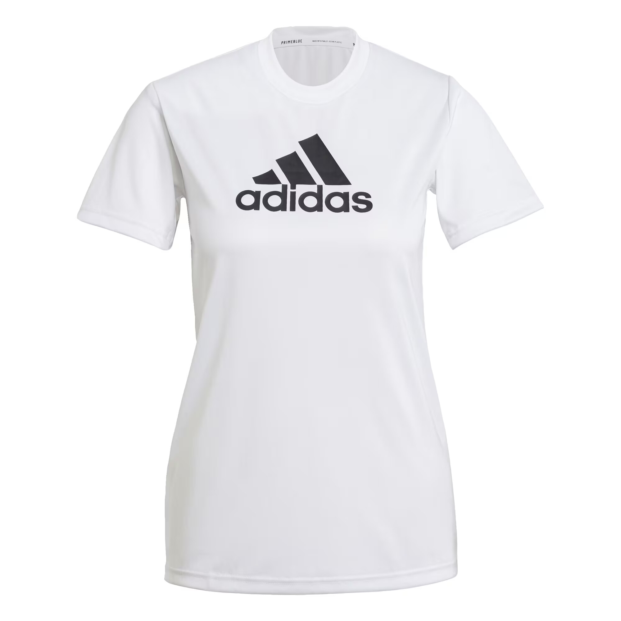 ADIDAS SPORTSWEAR Tricou funcțional 'Primeblue Designed 2 Move Logo' negru / alb - Pled.ro