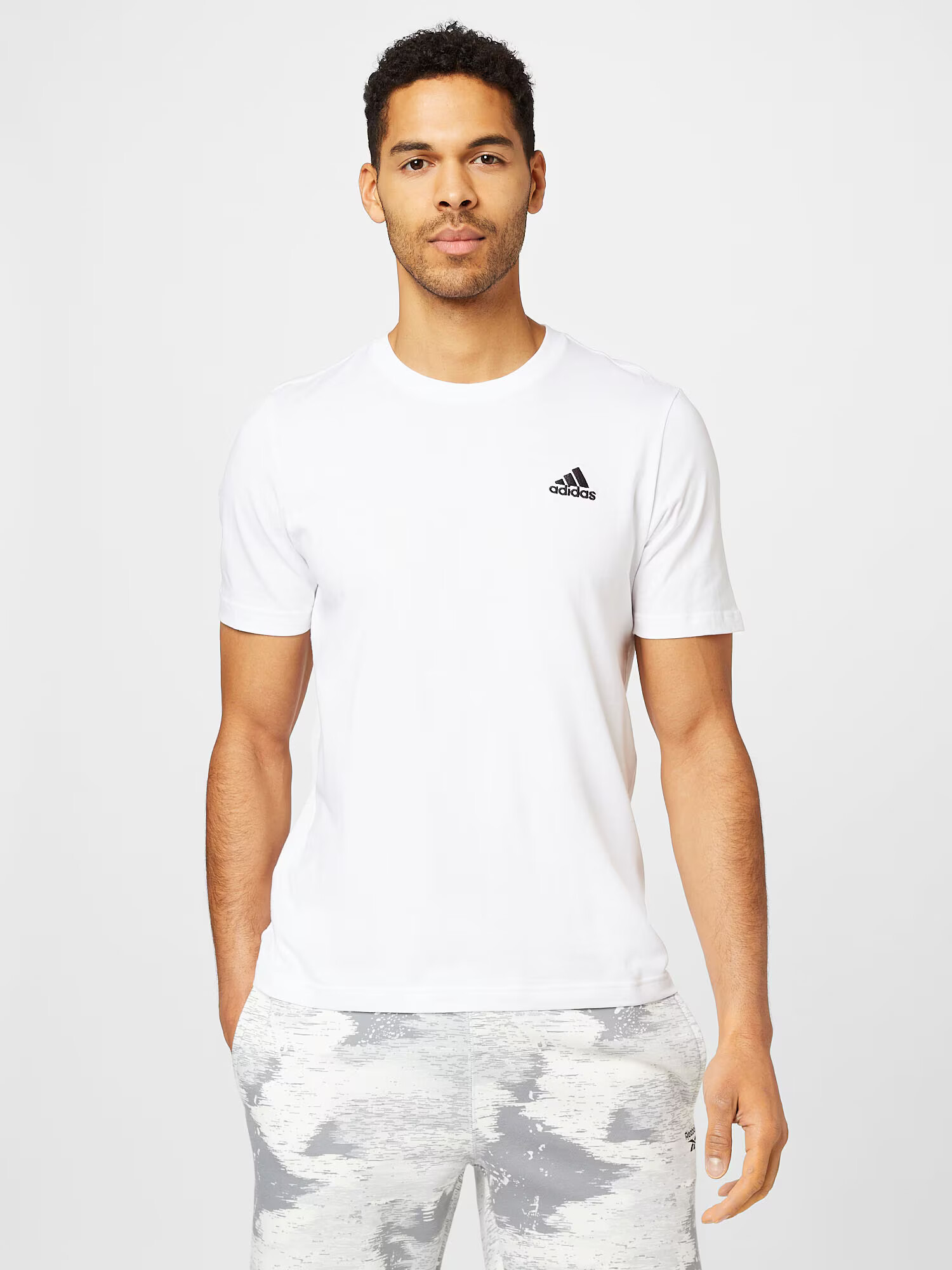 ADIDAS SPORTSWEAR Tricou funcțional 'Essentials' negru / alb - Pled.ro