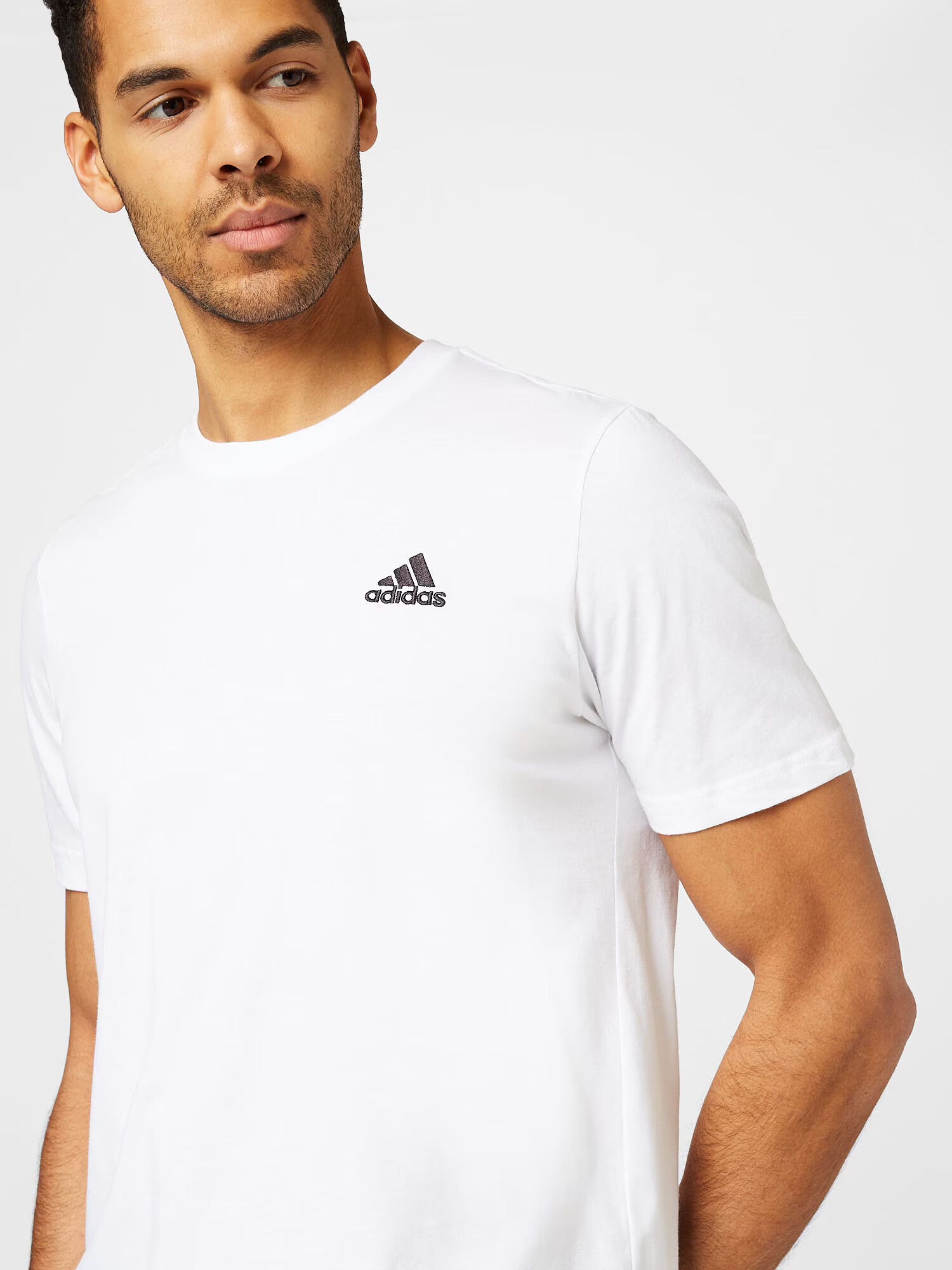 ADIDAS SPORTSWEAR Tricou funcțional 'Essentials' negru / alb - Pled.ro