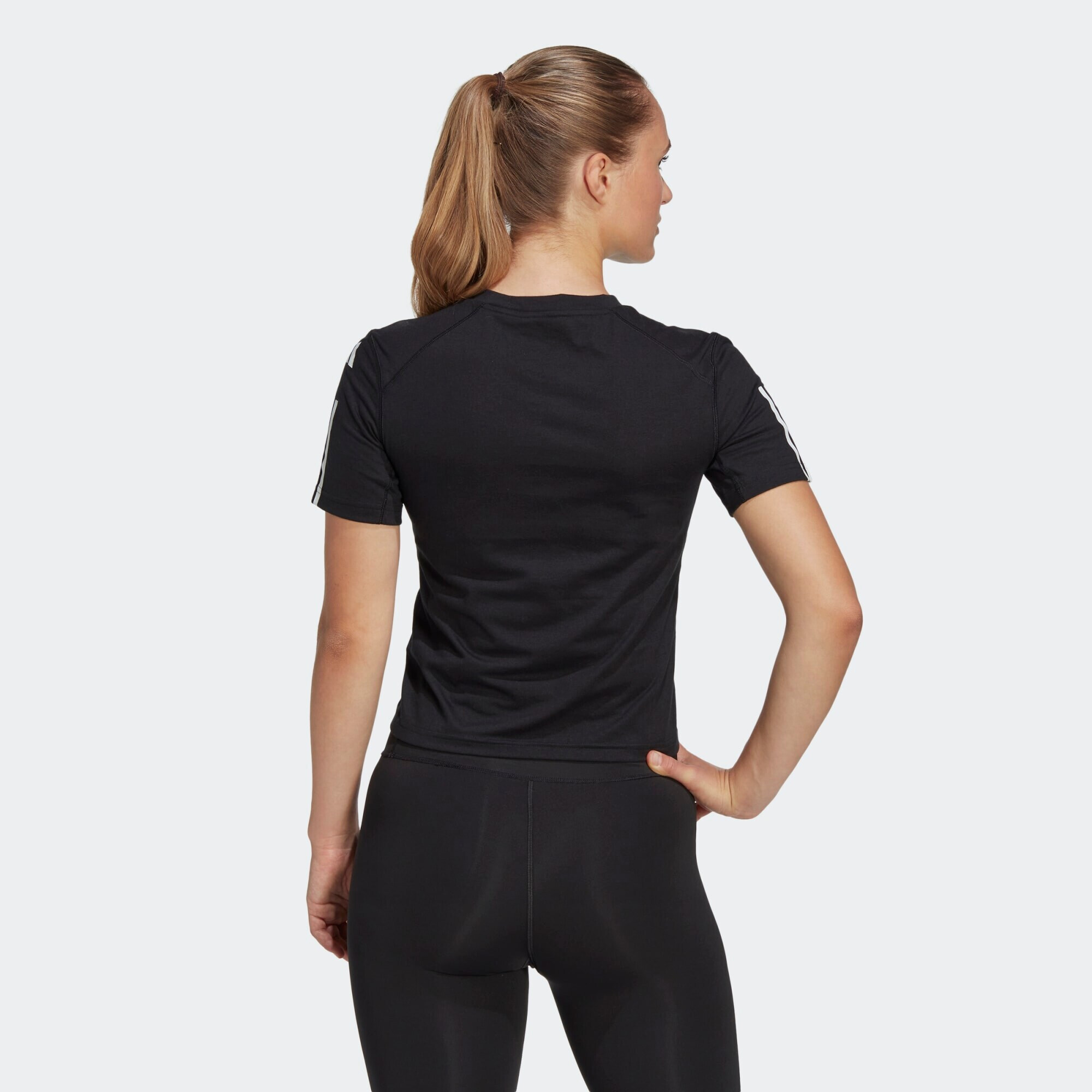 ADIDAS PERFORMANCE Tricou funcțional 'Train Essentials' negru / alb - Pled.ro