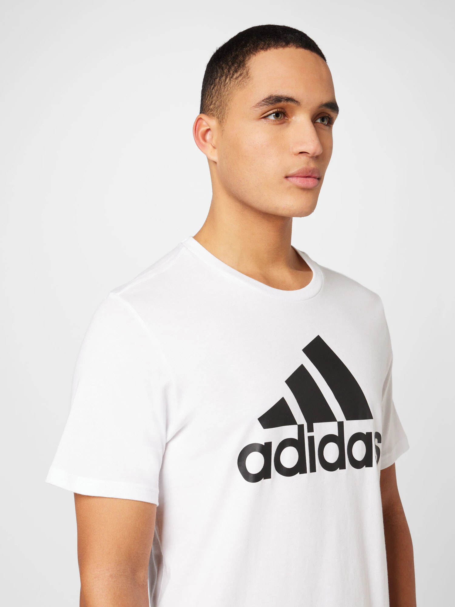 ADIDAS SPORTSWEAR Tricou funcțional 'Essentials' negru / alb - Pled.ro