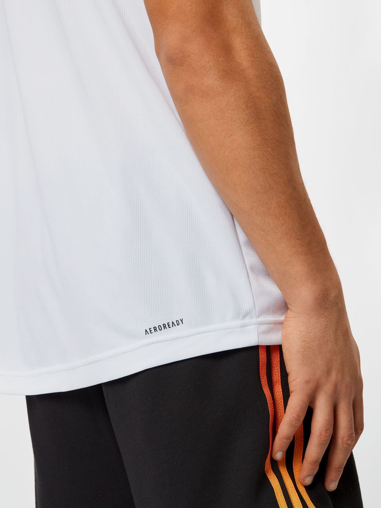 ADIDAS SPORTSWEAR Tricou funcțional 'Aeroready Designed To Move 3-Stripes' negru / alb - Pled.ro