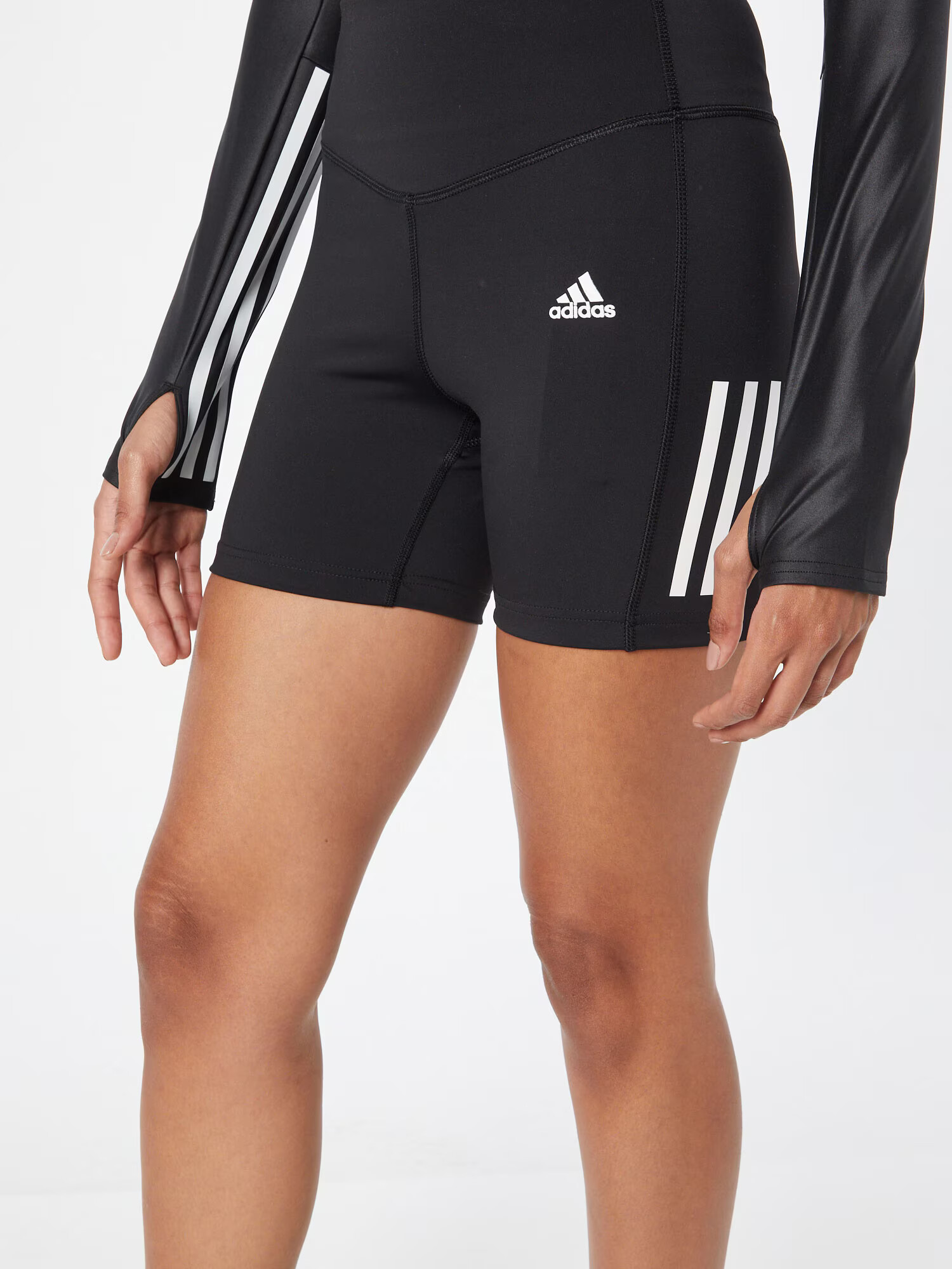 ADIDAS SPORTSWEAR Tricou funcțional negru / alb - Pled.ro