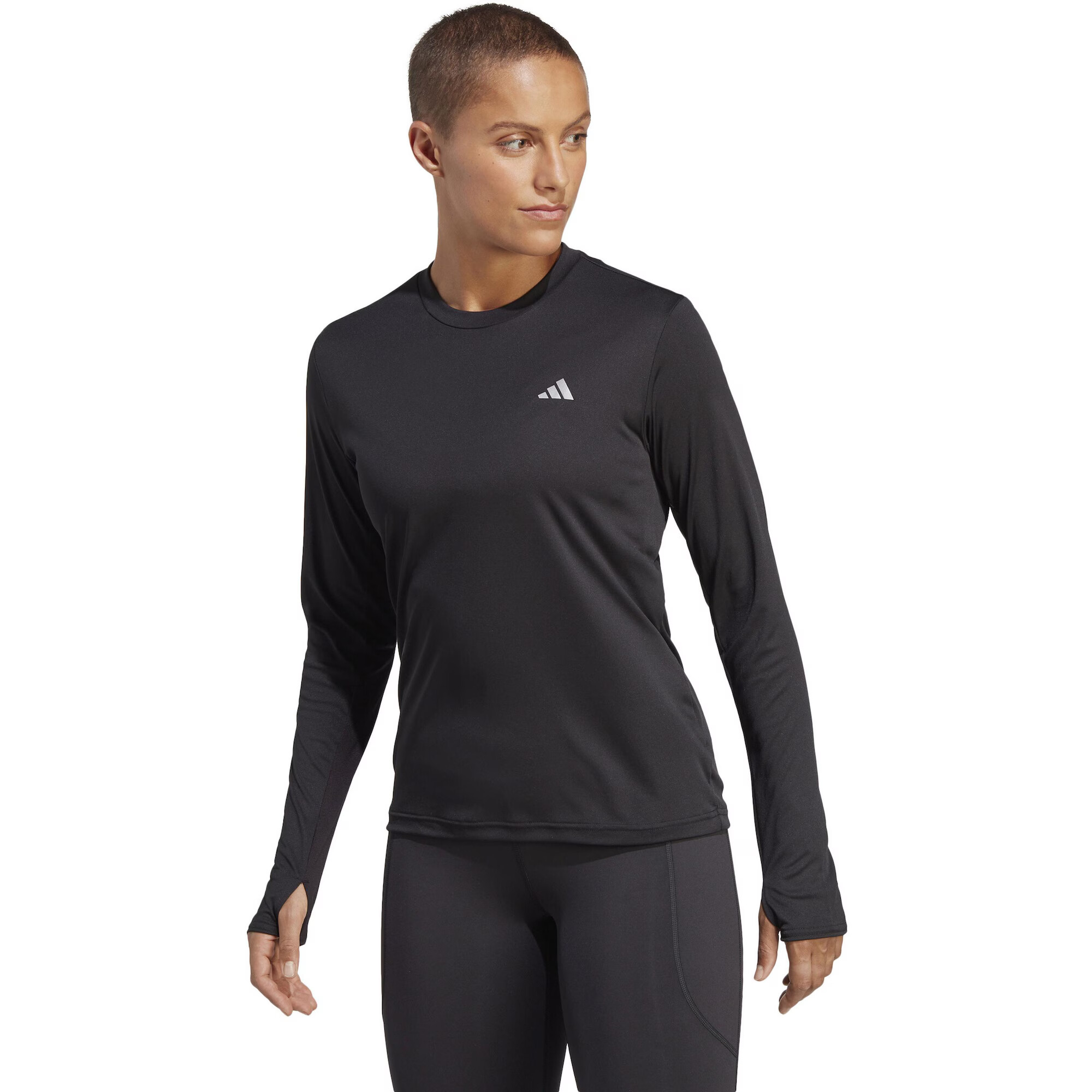 ADIDAS PERFORMANCE Tricou funcțional 'Run It' negru / alb - Pled.ro