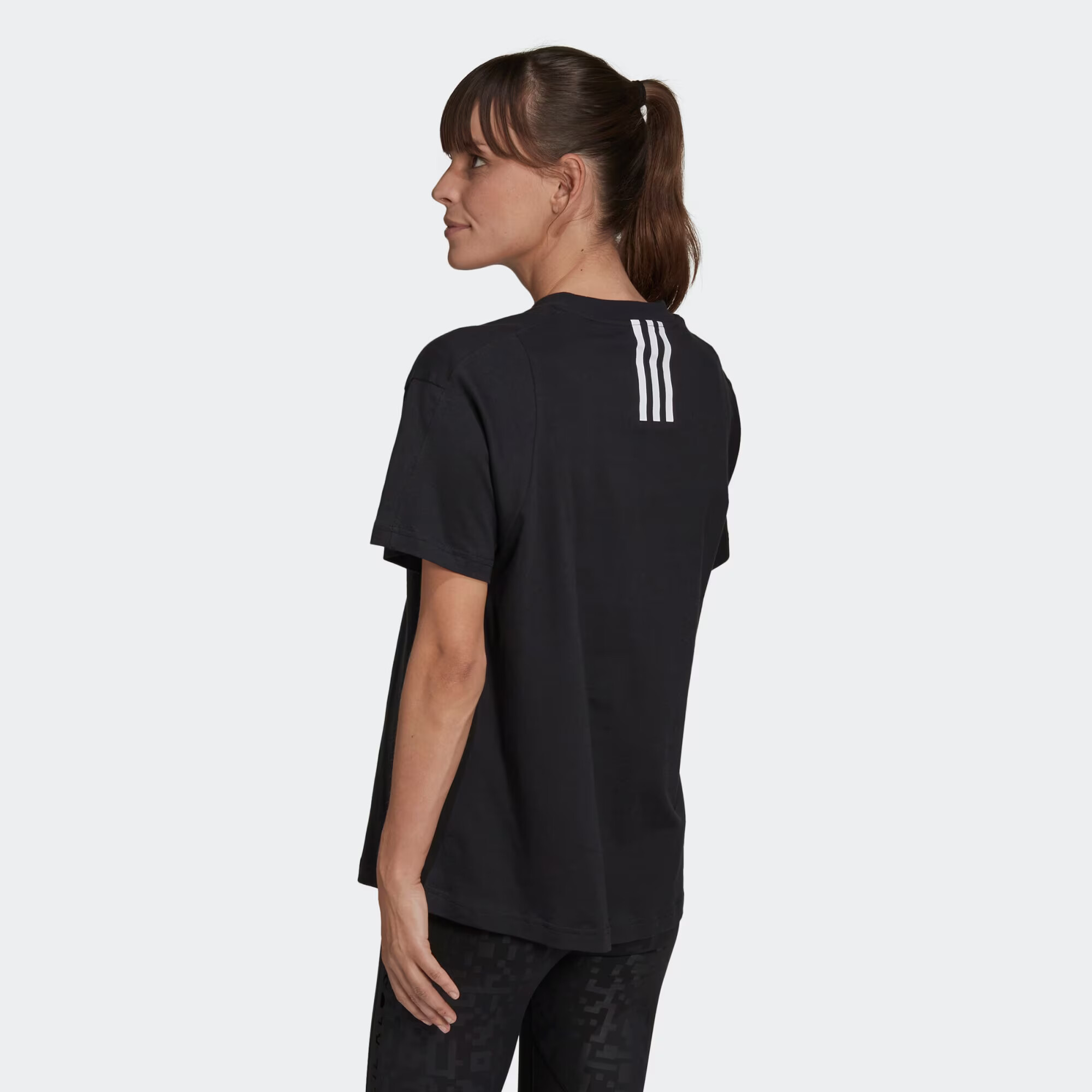 ADIDAS SPORTSWEAR Tricou funcțional negru / alb - Pled.ro