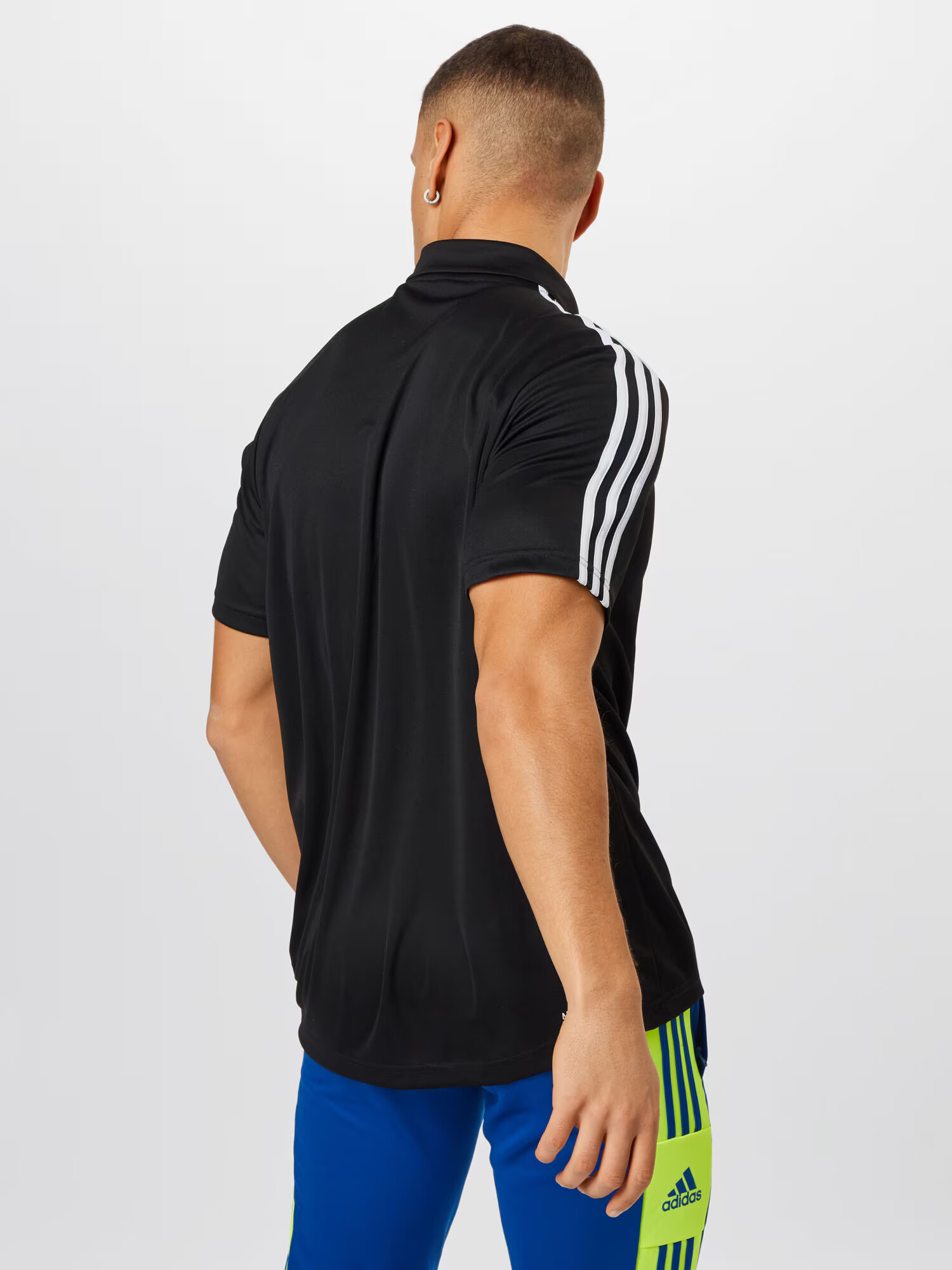 ADIDAS SPORTSWEAR Tricou funcțional 'Primeblue Designed To Move 3-Stripes' negru / alb - Pled.ro