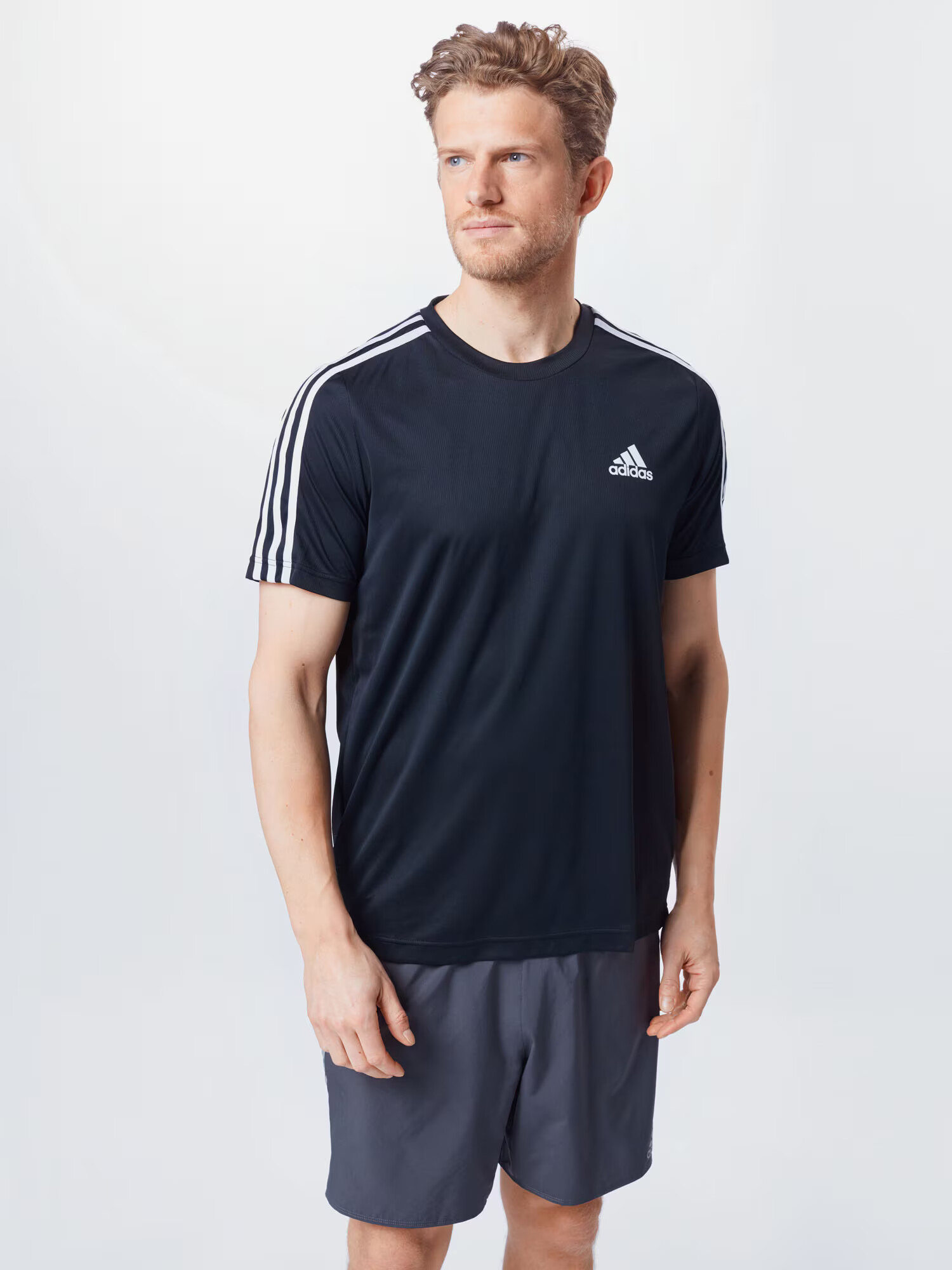 ADIDAS SPORTSWEAR Tricou funcțional negru / alb - Pled.ro